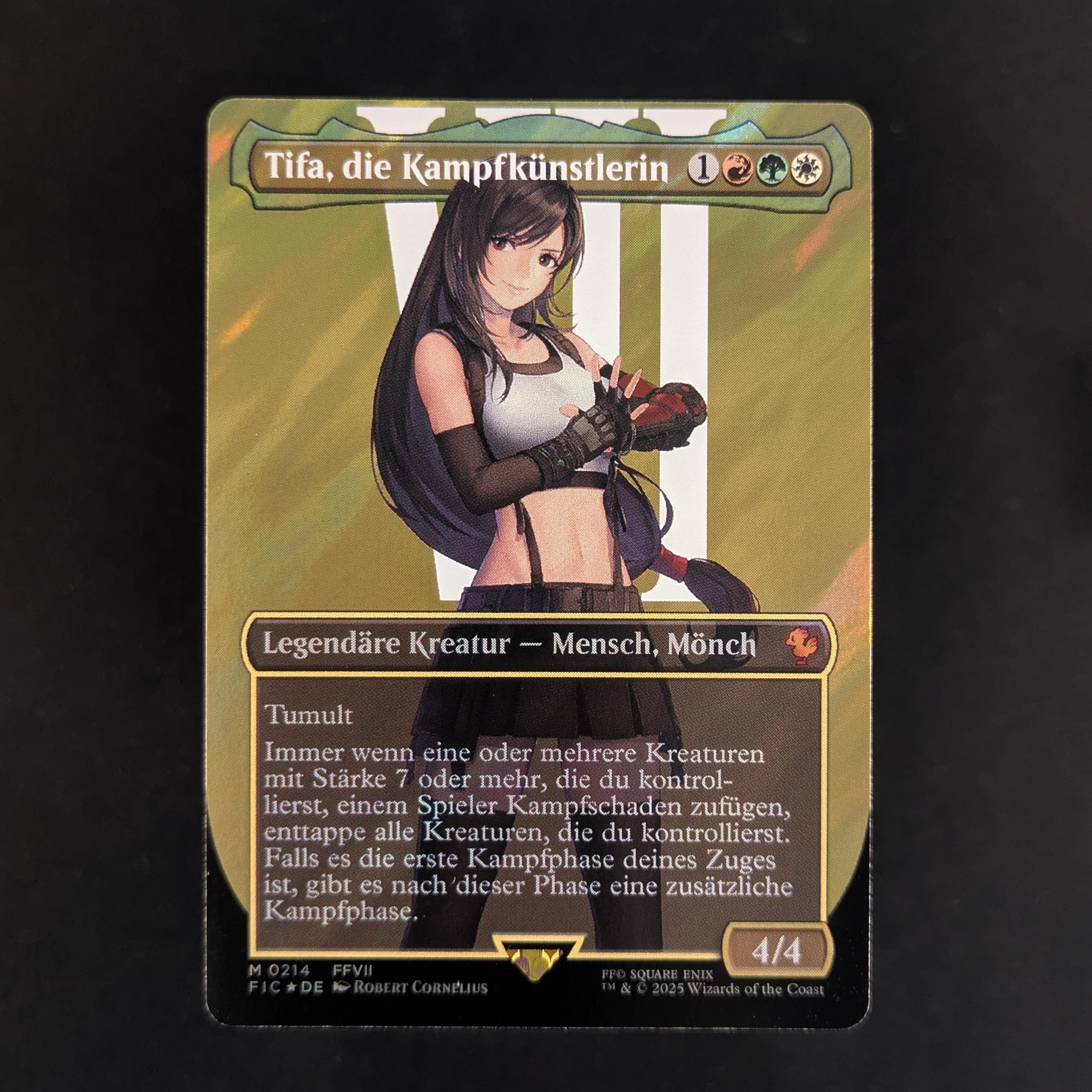 [FOIL] Tifa, Martial Artist (Surge Foil) - Commander: FINAL FANTASY: Extras - NM