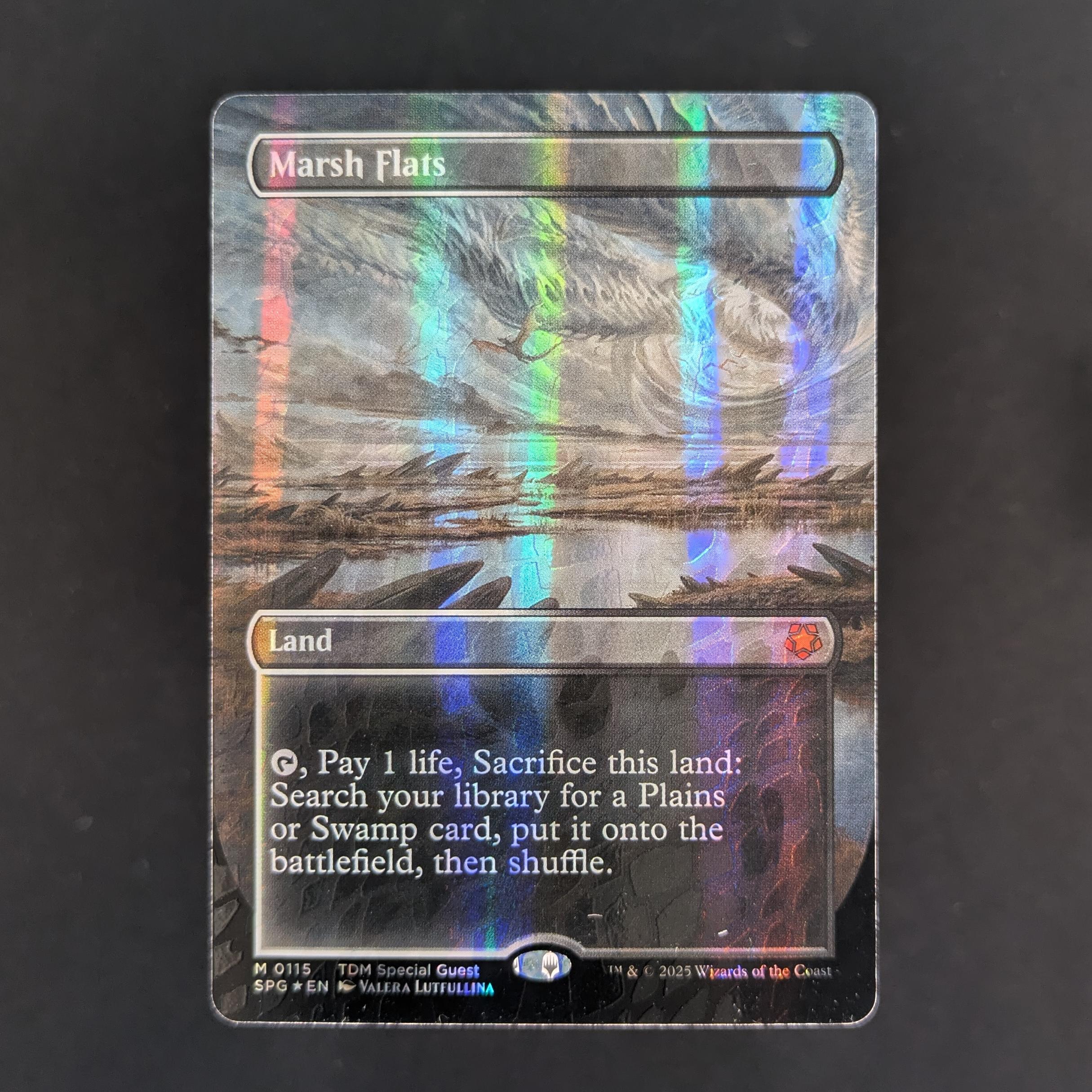 [FOIL] Marsh Flats (Dragonscale Foil) - Special Guests - NM