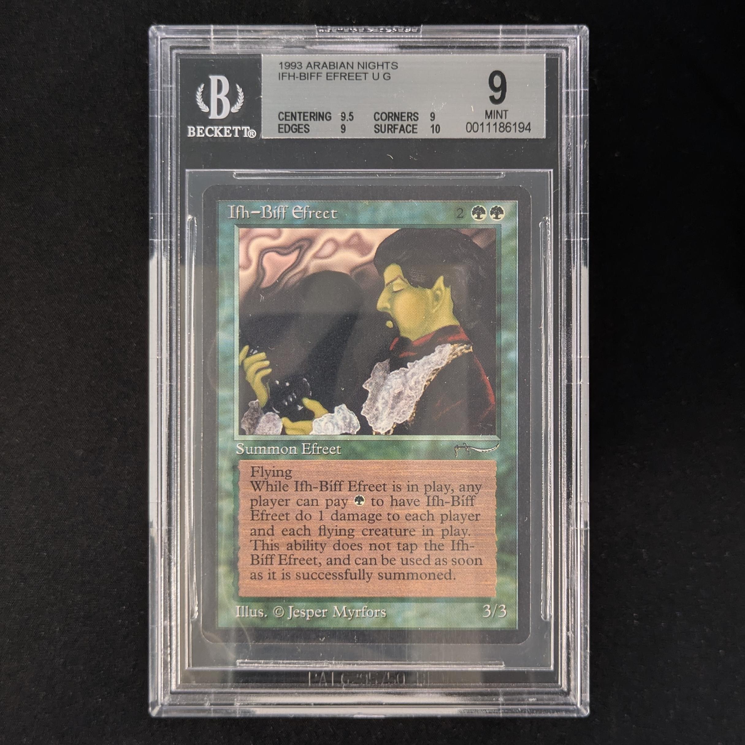 MTG Singles - Ifh-Biff Efreet - Arabian Nights - BGS 9 - 33301