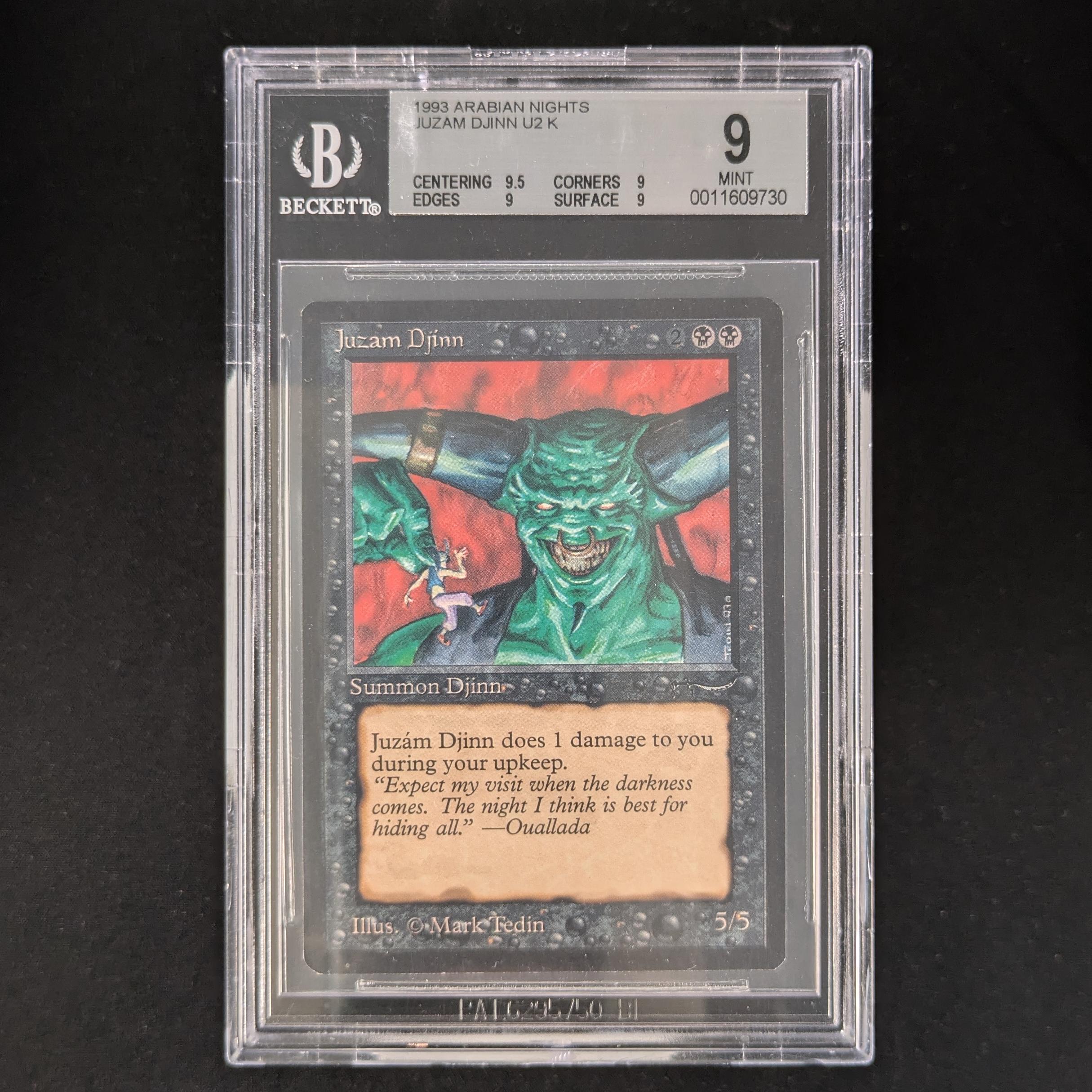 MTG Singles - Juzam Djinn - Arabian Nights - BGS 9 - 33304