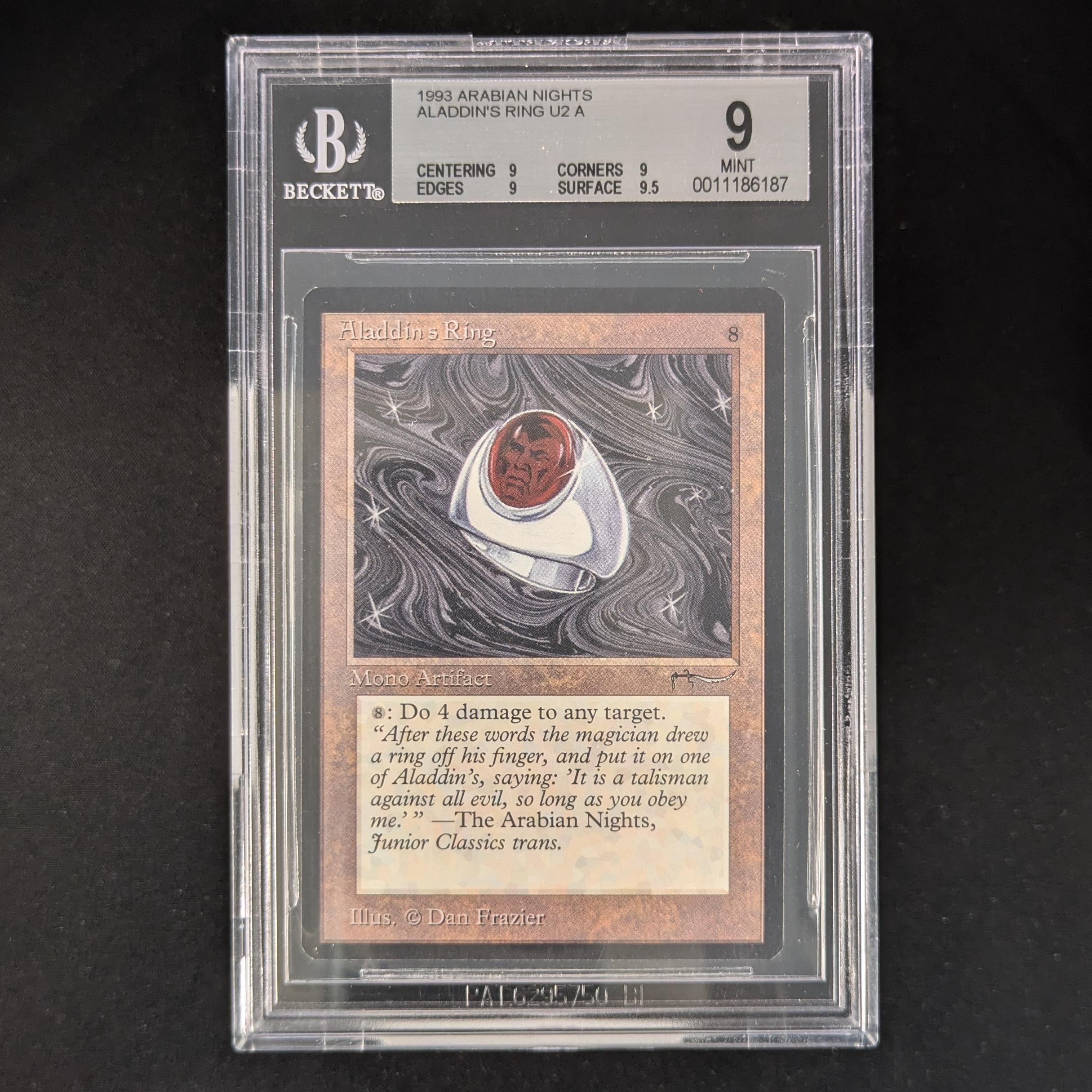 MTG Singles - Aladdin's Ring - Arabian Nights - BGS 9 - 