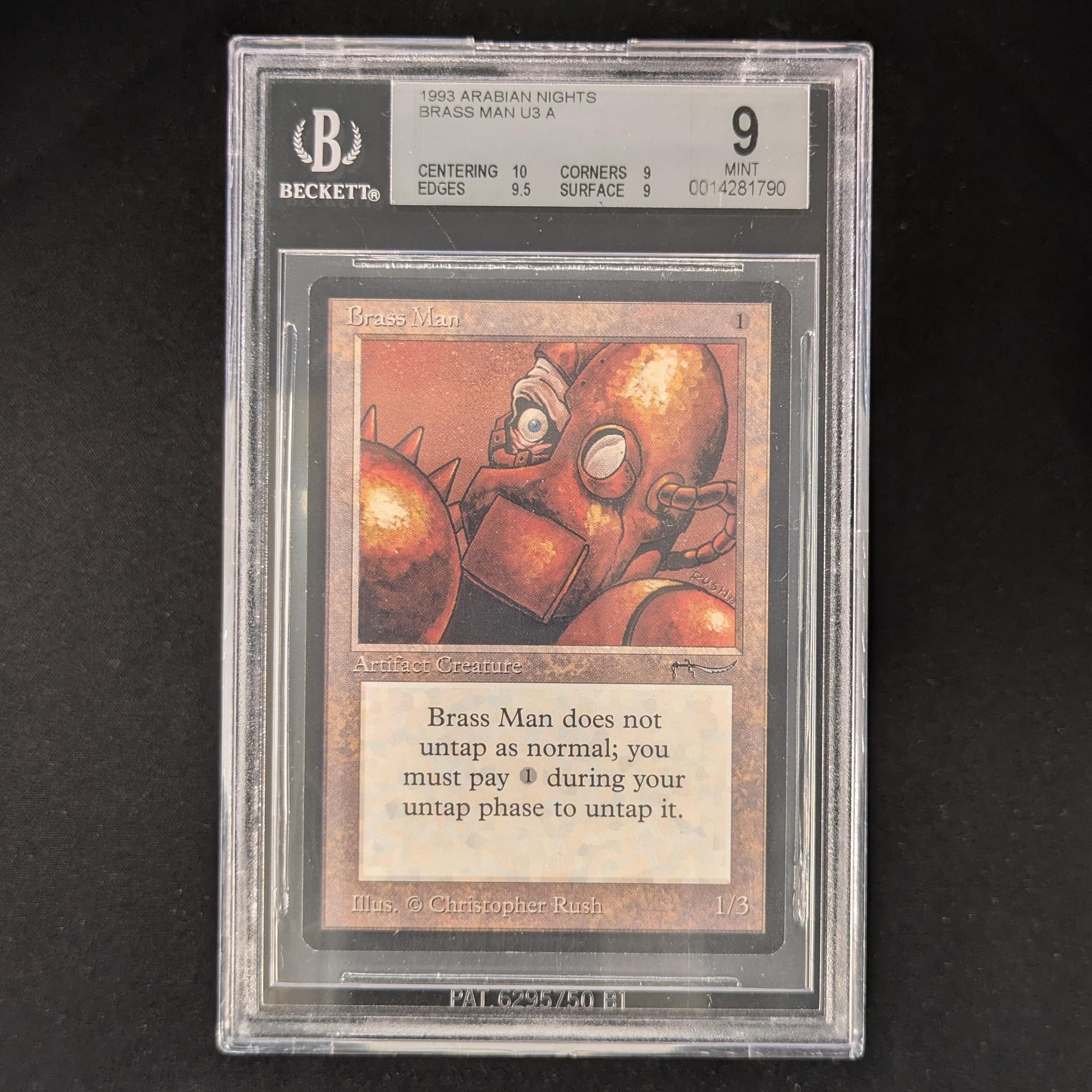 MTG Singles - Brass Man - Arabian Nights - BGS 9 - 