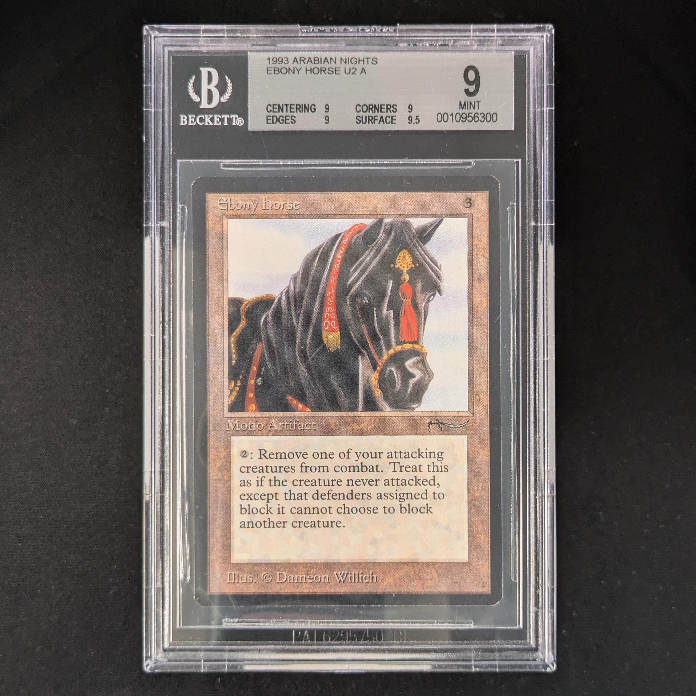 MTG Singles - Ebony Horse - Arabian Nights - BGS 9 - 