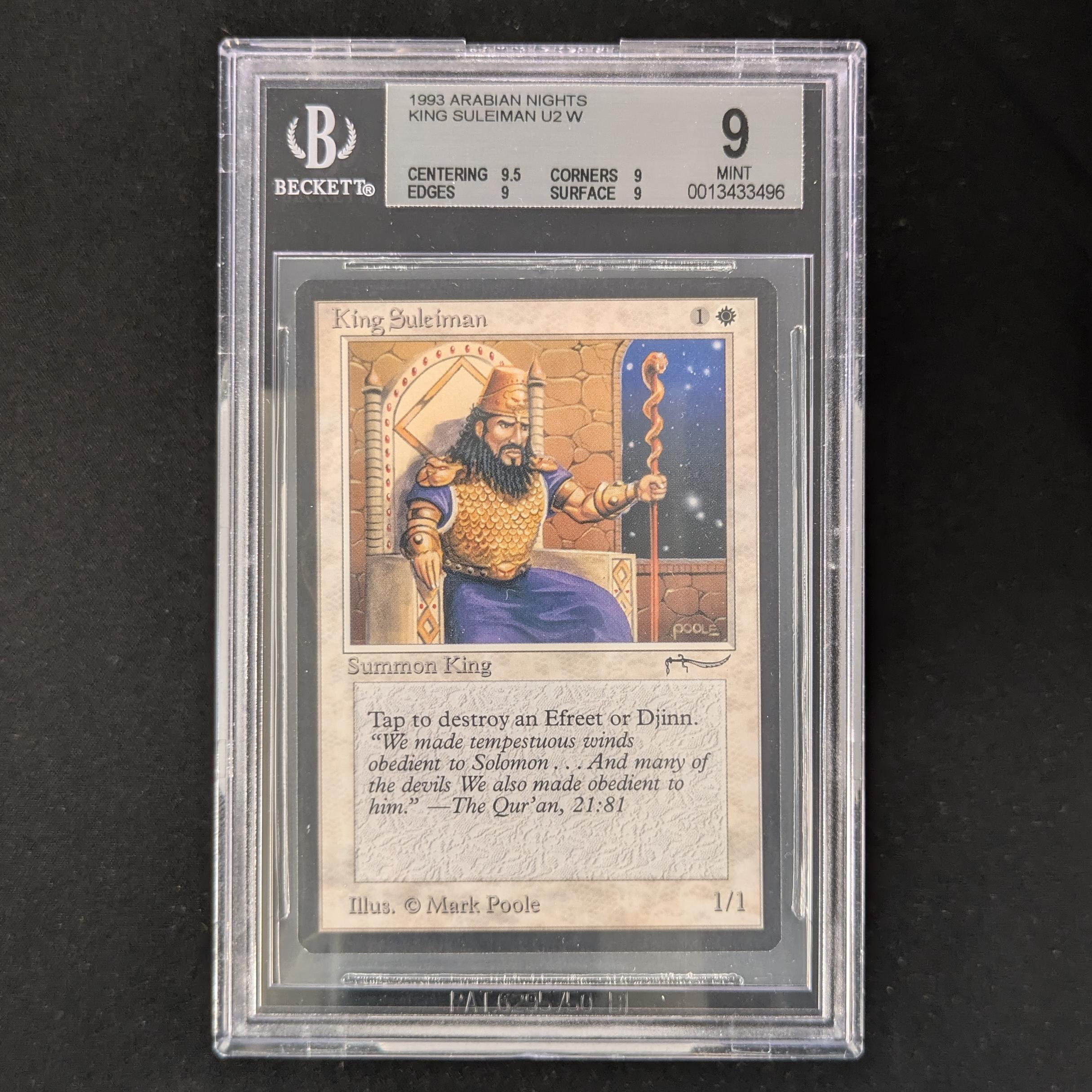 MTG Singles - King Suleiman - Arabian Nights - BGS 9 - 