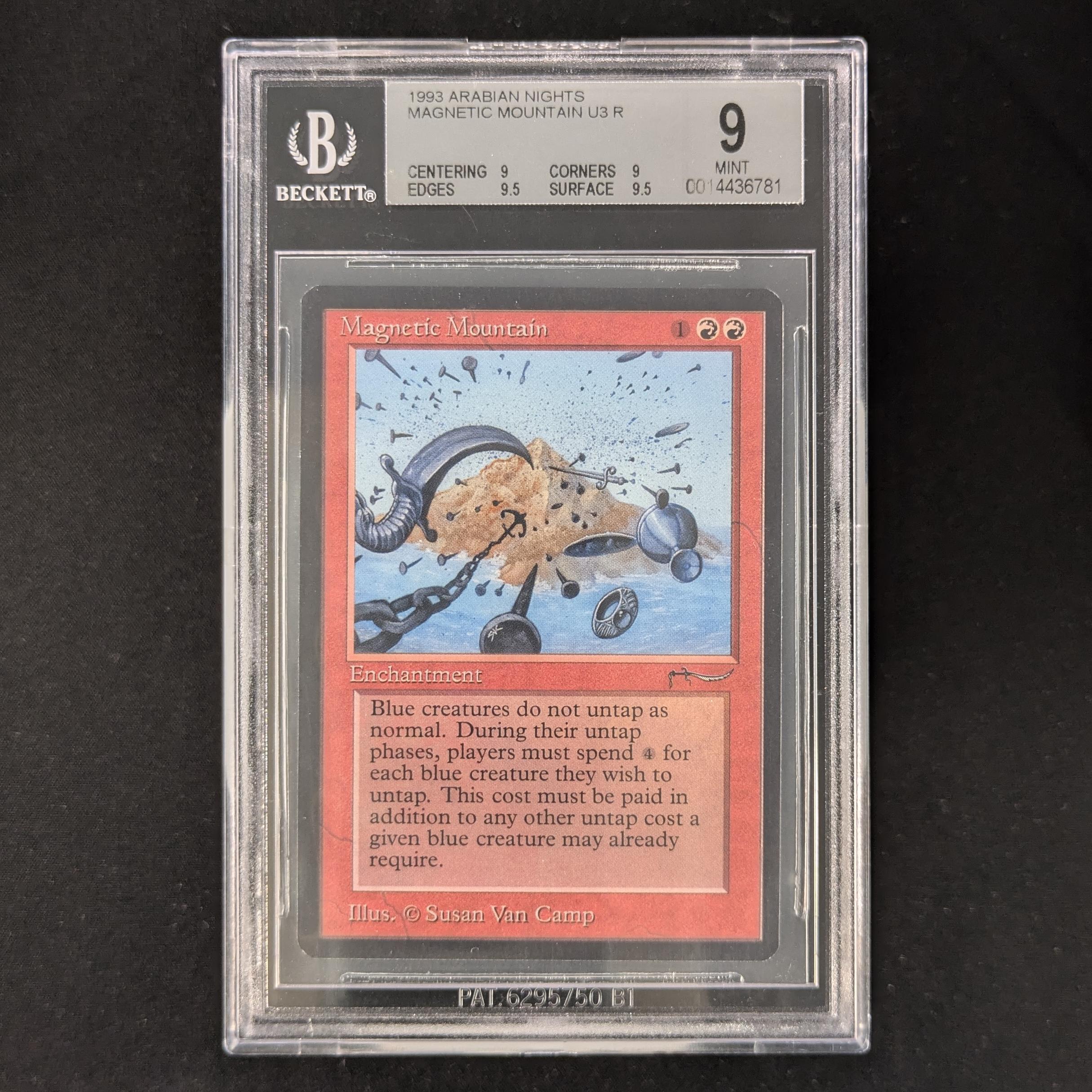 MTG Singles - Magnetic Mountain - Arabian Nights - BGS 9 - 