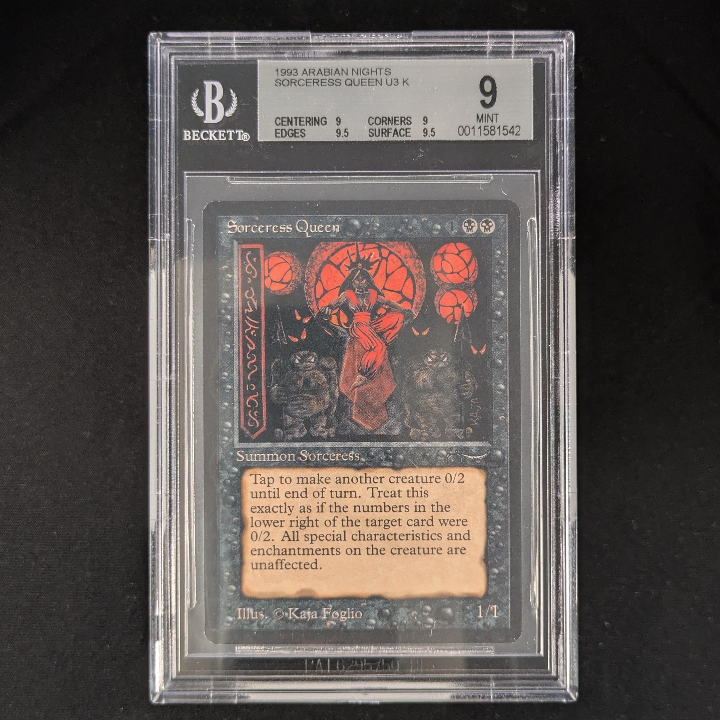 MTG Singles - Sorceress Queen - Arabian Nights - BGS 9 - 