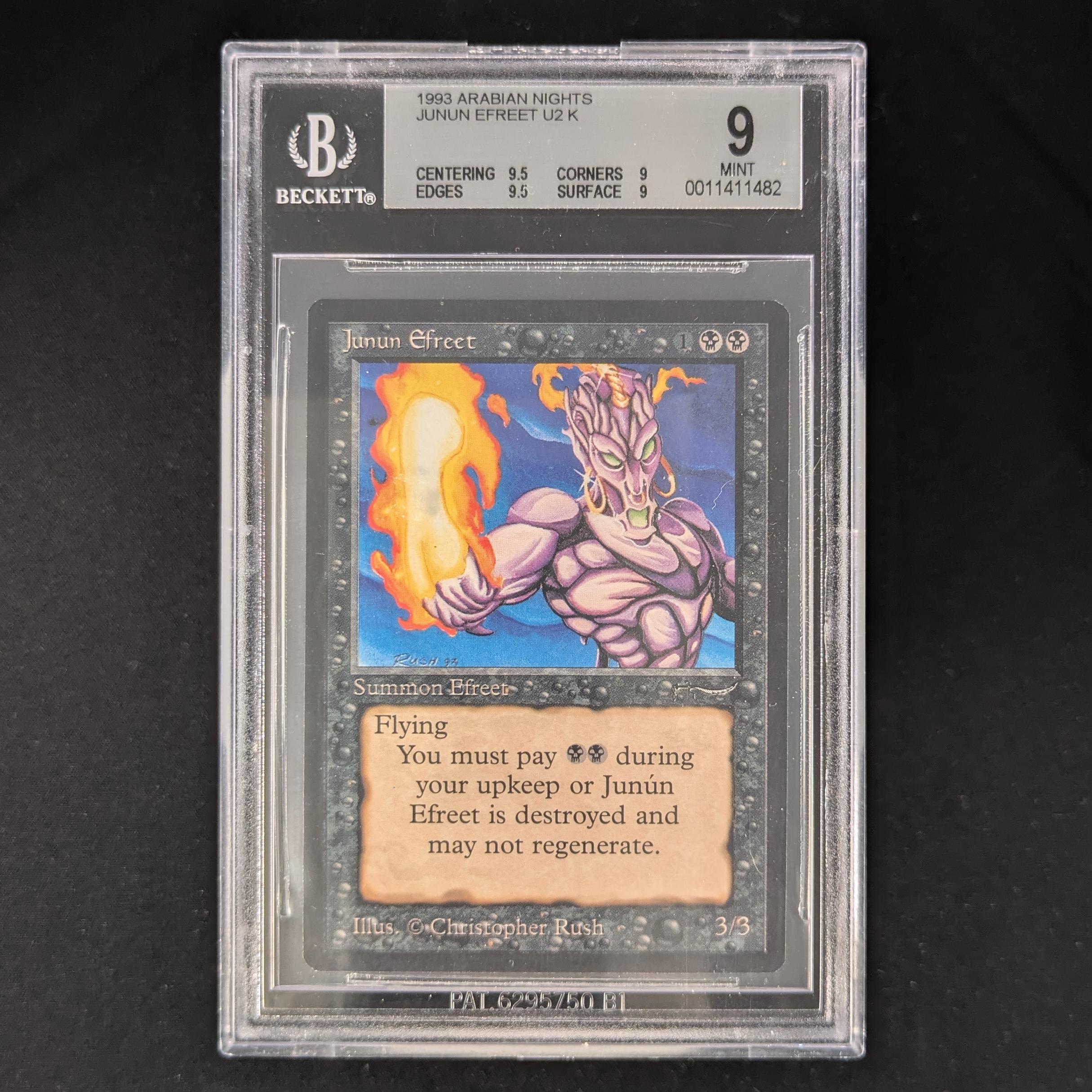 MTG Singles - Junun Efreet - Arabian Nights - BGS 9 - 