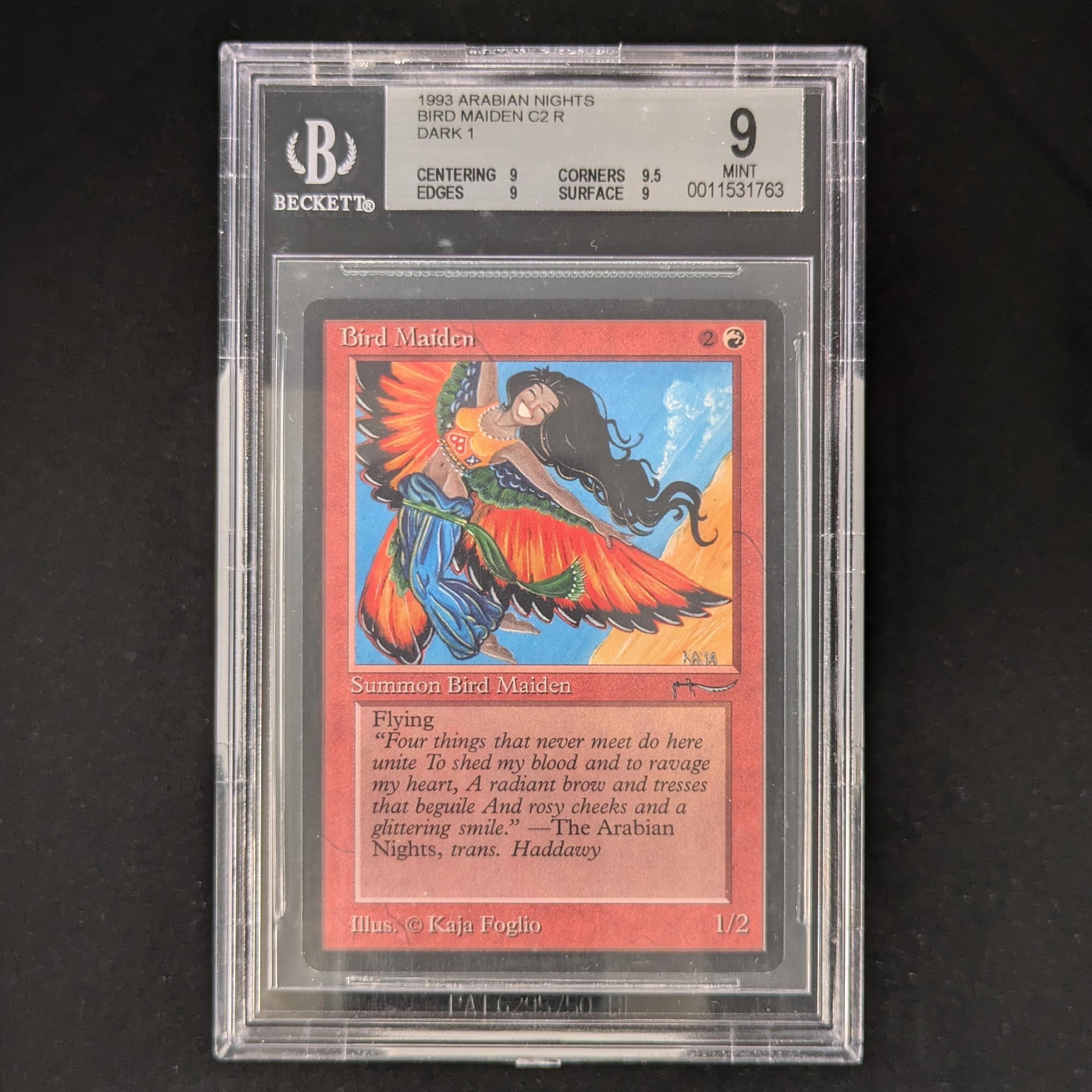 MTG Singles - Bird Maiden - Arabian Nights - BGS 9 - Dark - 