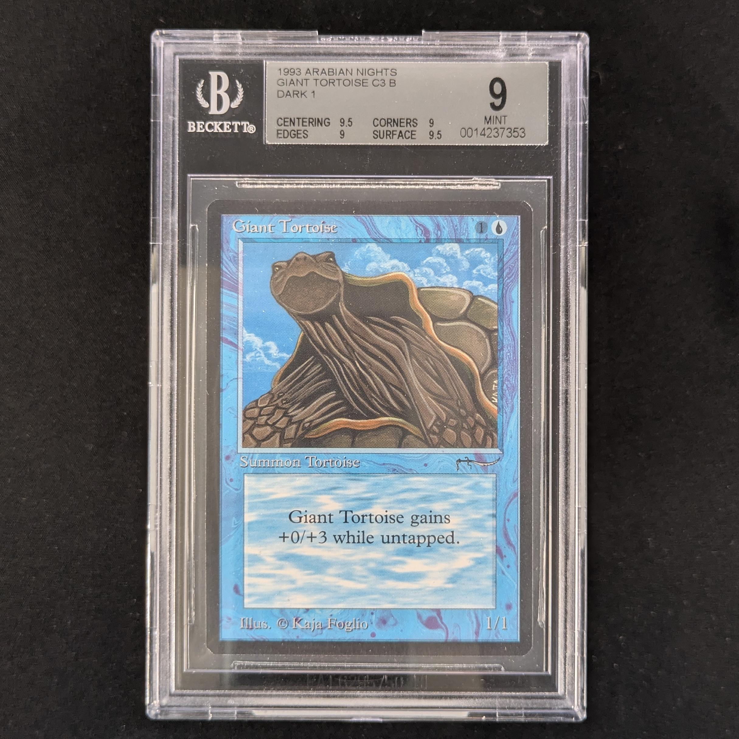 MTG Singles - Giant Tortoise - Arabian Nights - BGS 9 - Dark - 