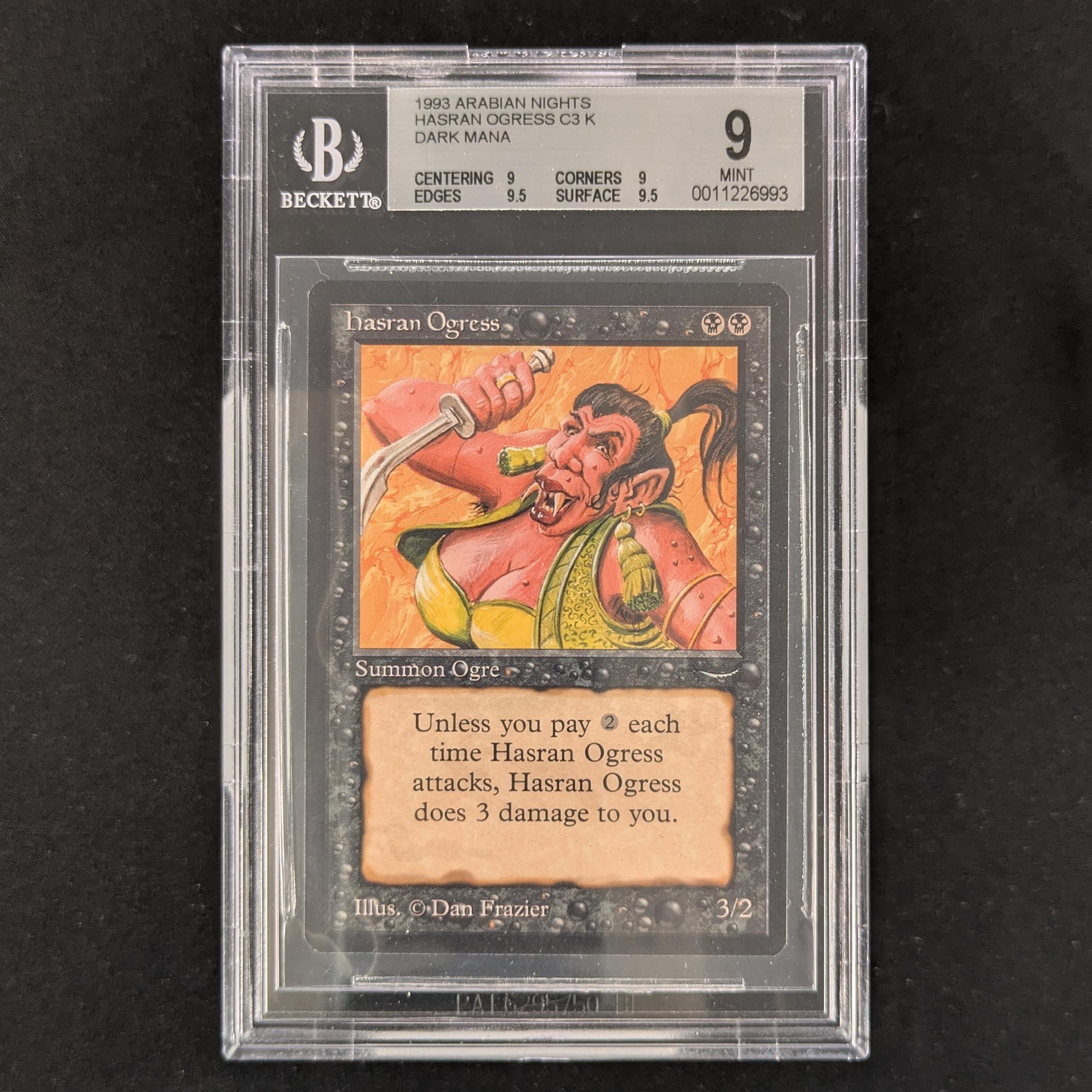 MTG Singles - Hasran Ogress - Arabian Nights - BGS 9 - Dark - 