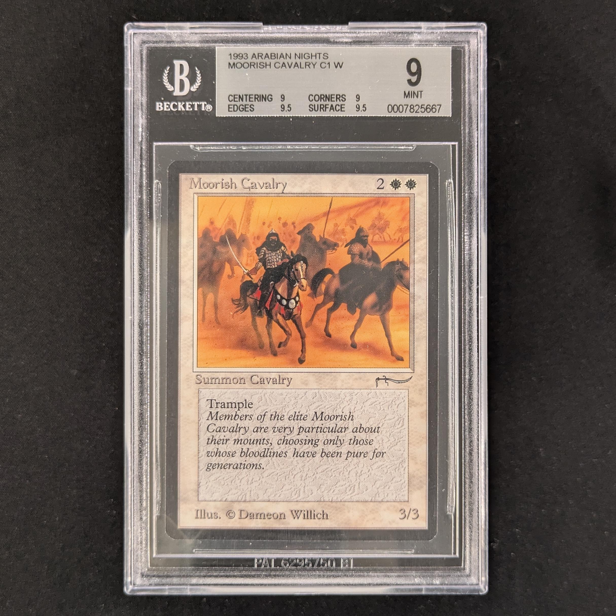MTG Singles - Moorish Cavalry - Arabian Nights - BGS 9 - Light - 