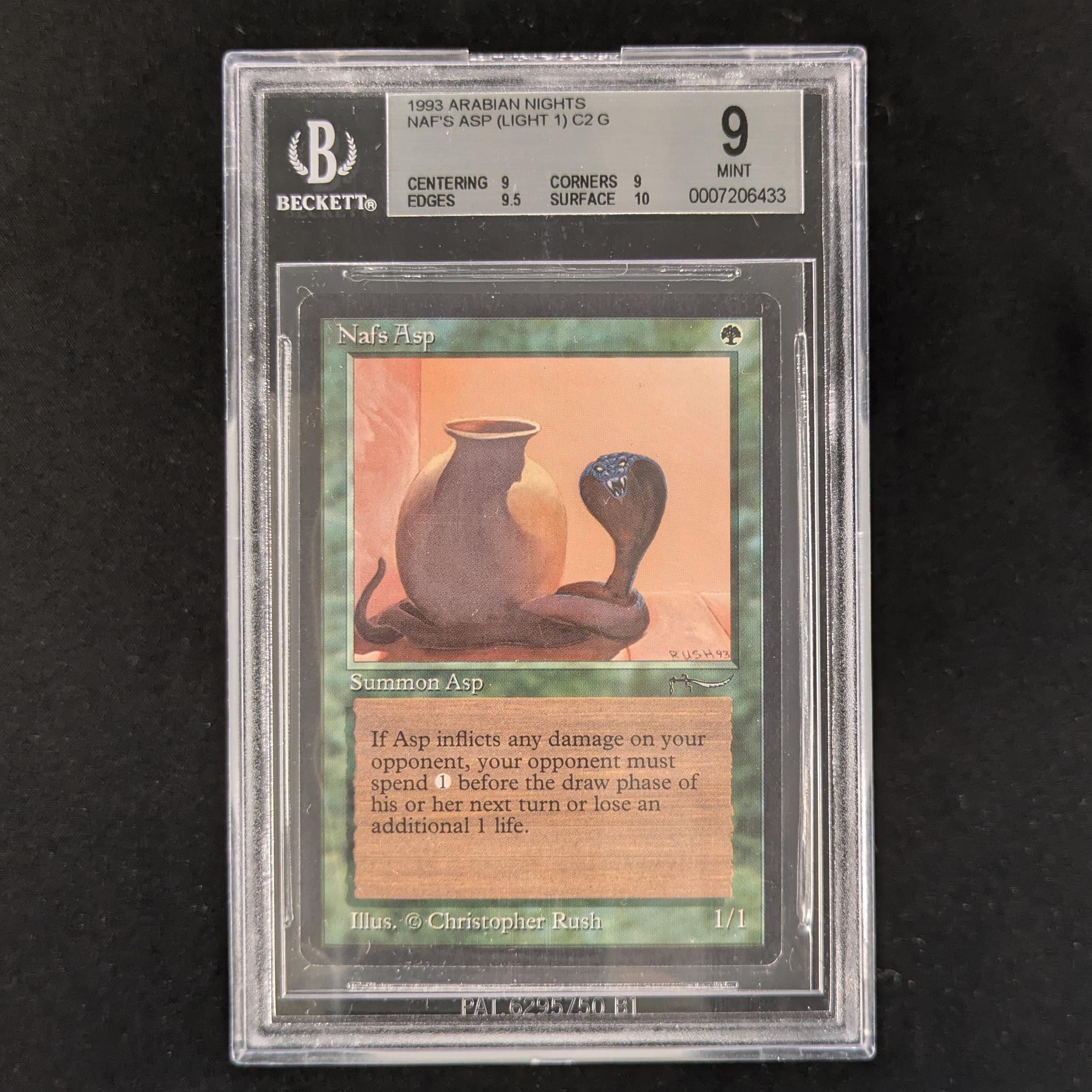 MTG Singles - Nafs Asp - Arabian Nights - BGS 9 - Light - 