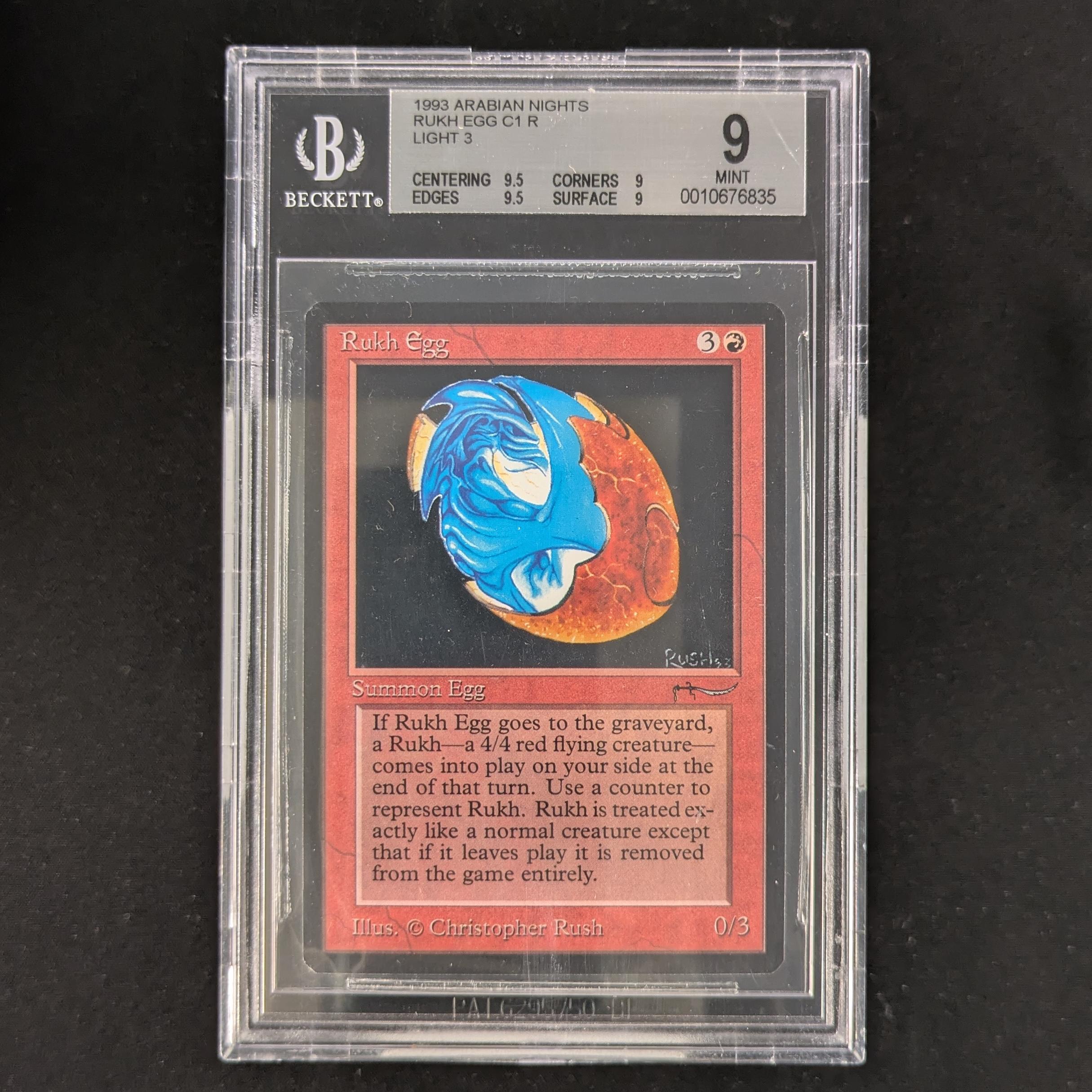 MTG Singles - Rukh Egg - Arabian Nights - BGS 9 - Light - 