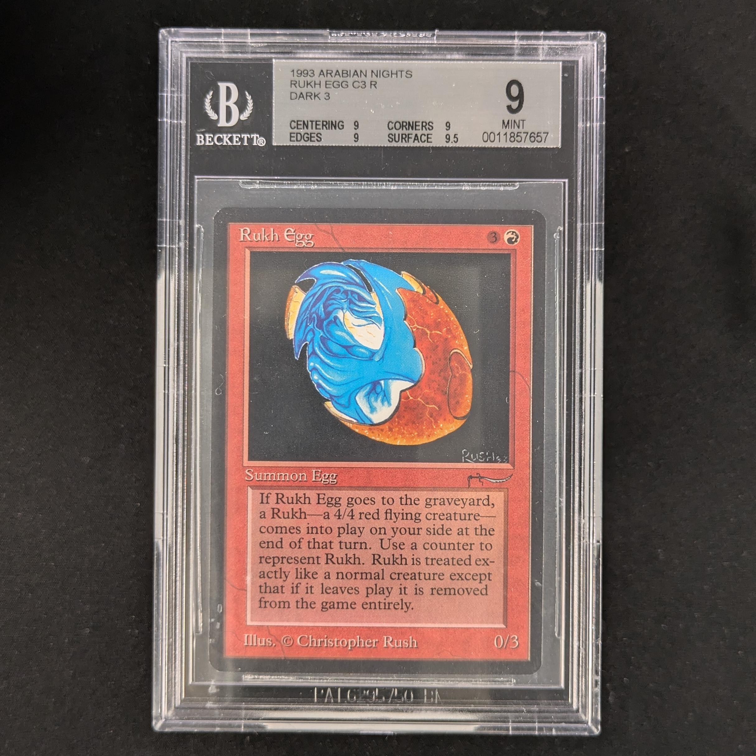 MTG Singles - Rukh Egg - Arabian Nights - BGS 9 - Dark - 