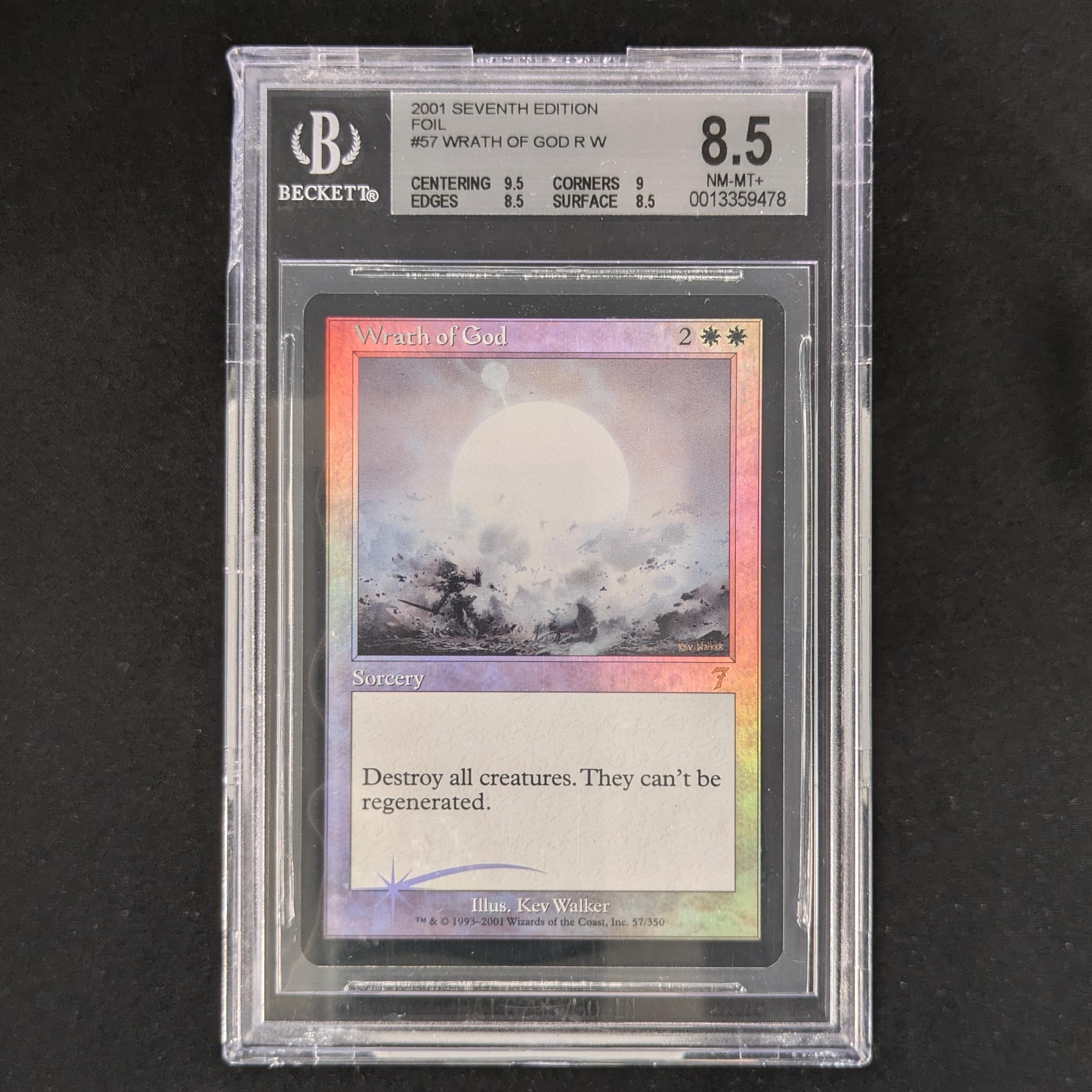 MTG Singles - [FOIL] Wrath of God - Seventh Edition - BGS 9 - 