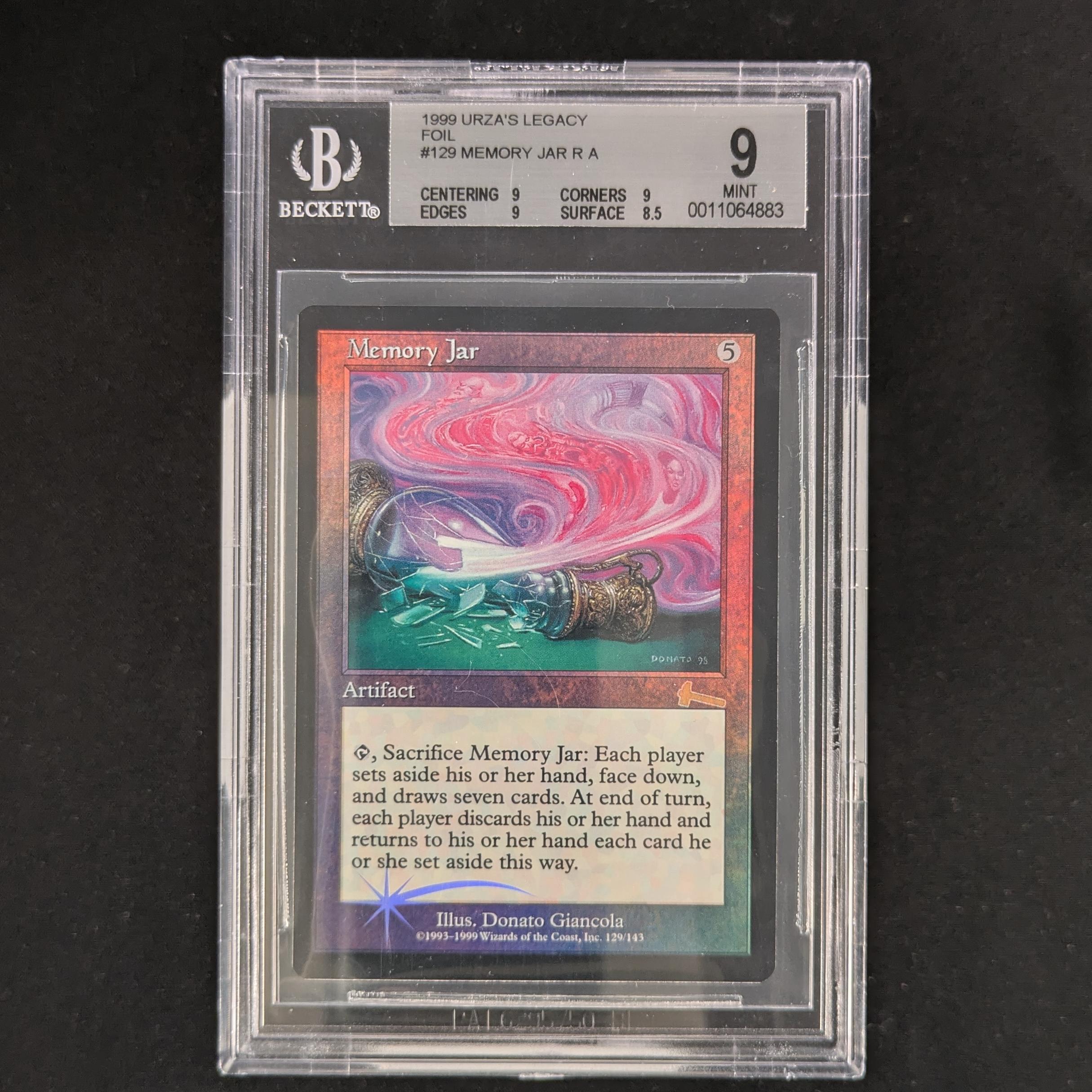 MTG Singles - [FOIL] Memory Jar - Urza's Legacy - BGS 9 - 