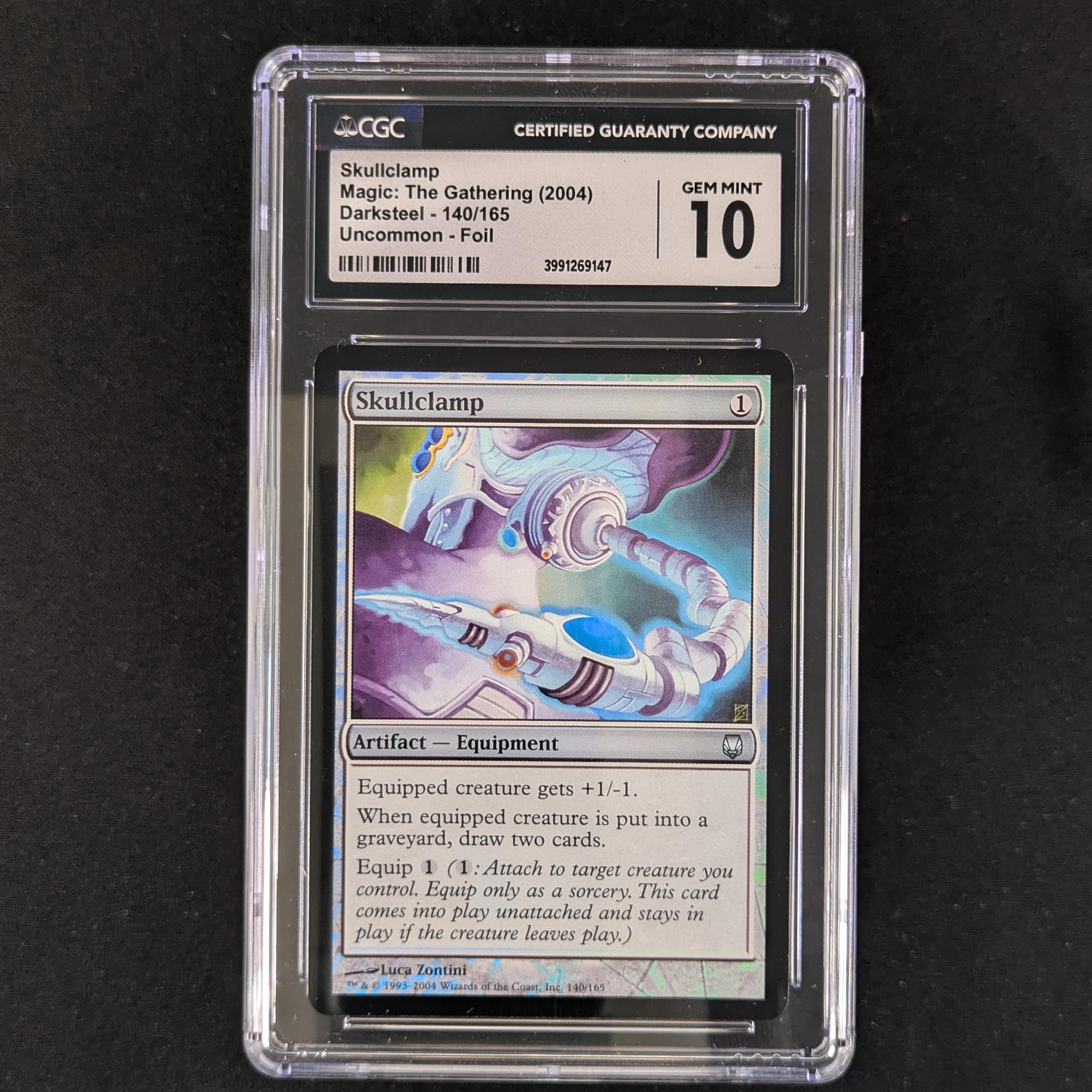MTG Singles - Skullclamp - Dark Steel - CGC 10 - 