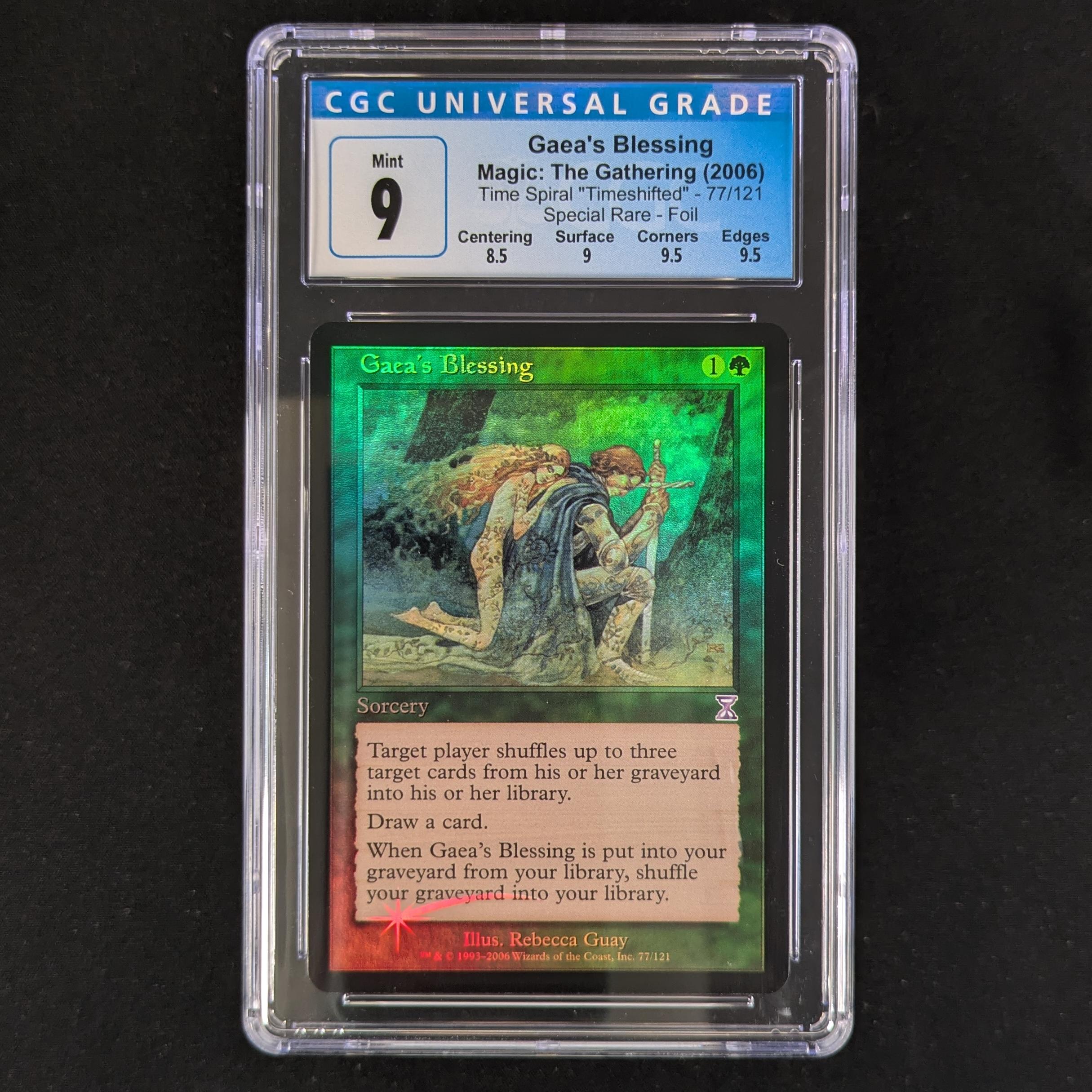 MTG Singles - Gaea's Blessing - Time Spiral - CGC 9 - 