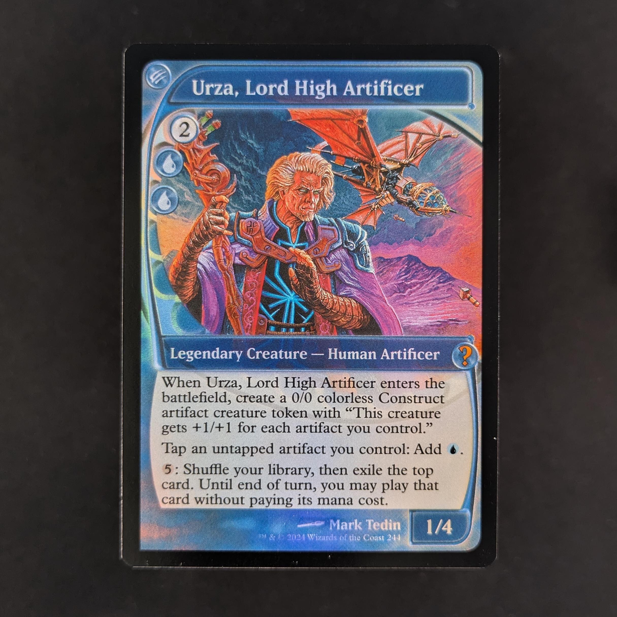 MTG Singles - [FOIL] Urza, Lord High Artificer (Future Sight Frame) - Mystery Booster 2 - NM - 