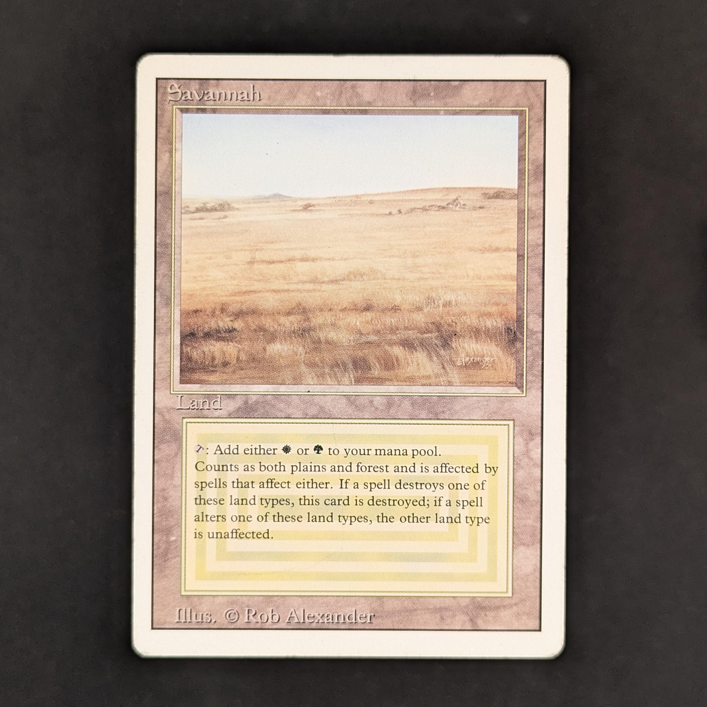 MTG Singles - Savannah - Revised - LP - 33508