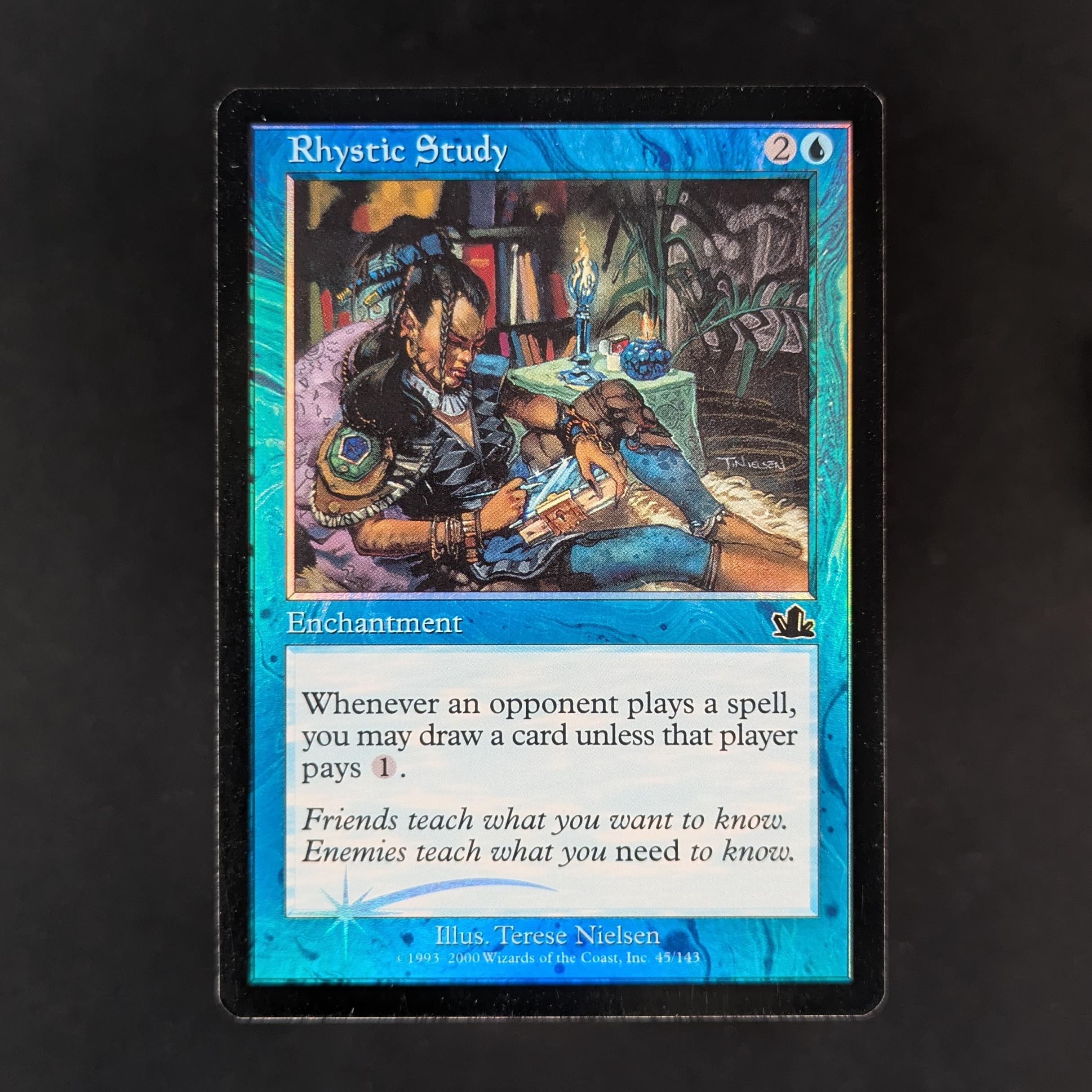 [FOIL] Rhystic Study - Prophecy - English - NM