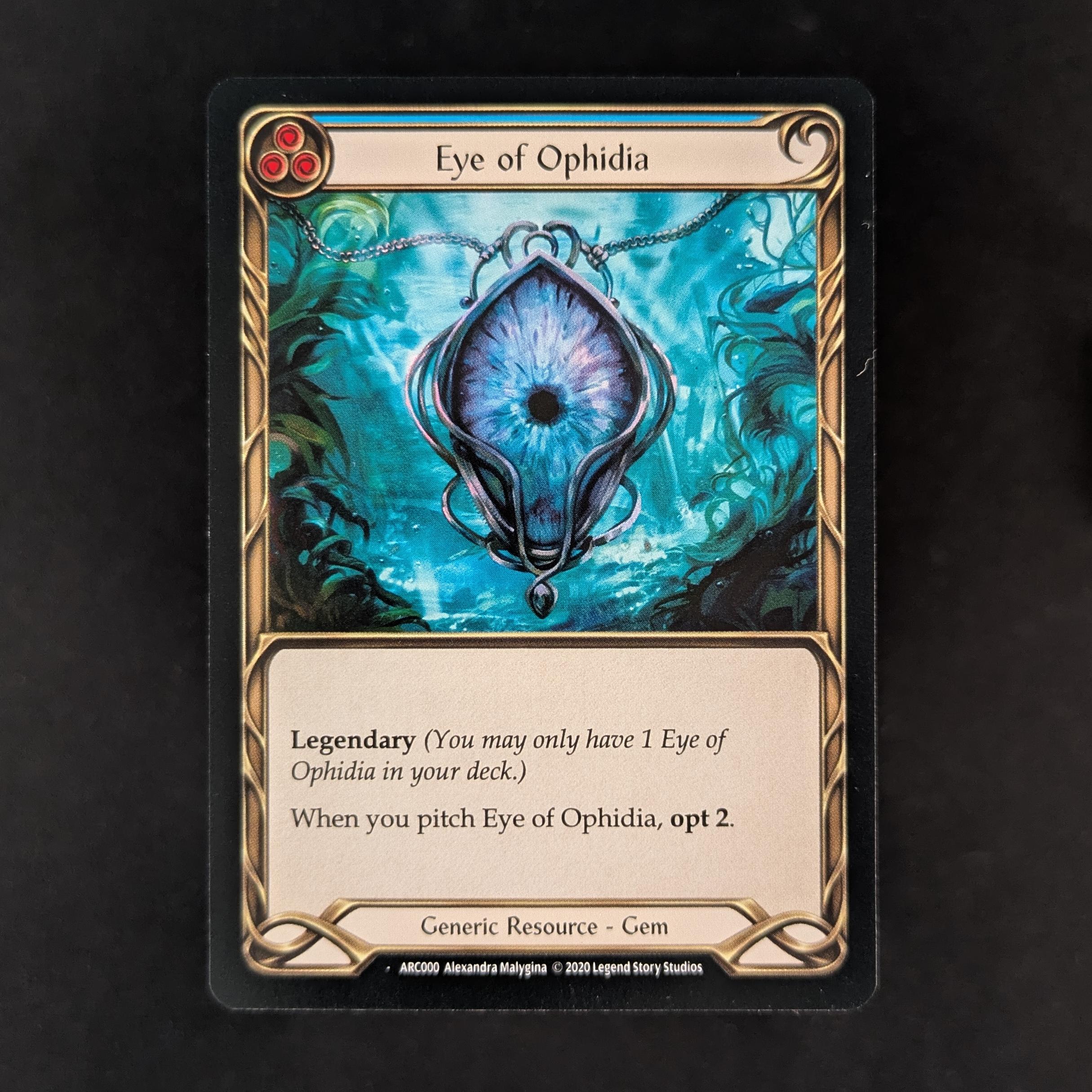 Eye of Ophidia (Rainbow Foil) - Arcane Rising - Unlimited - English - NM