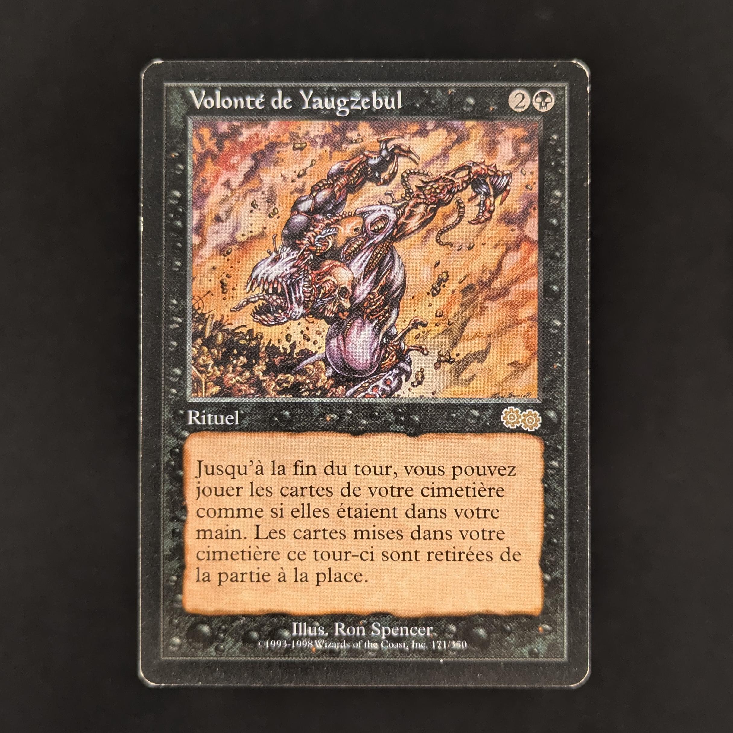 MTG Singles - Yawgmoth's Will - Urza's Saga - French - LP - 33643