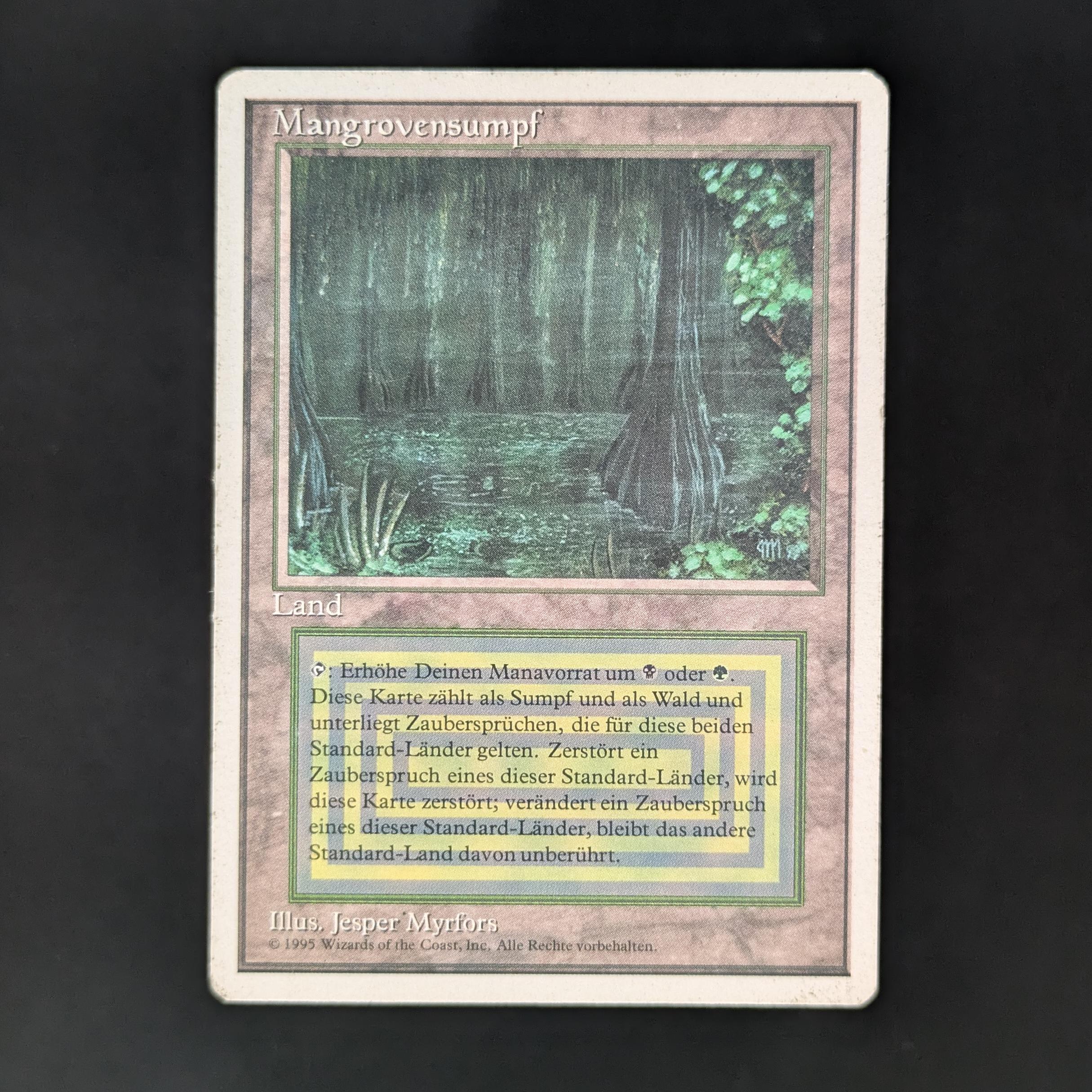MTG Singles - Bayou - Foreign White Bordered - German - LP - 33704