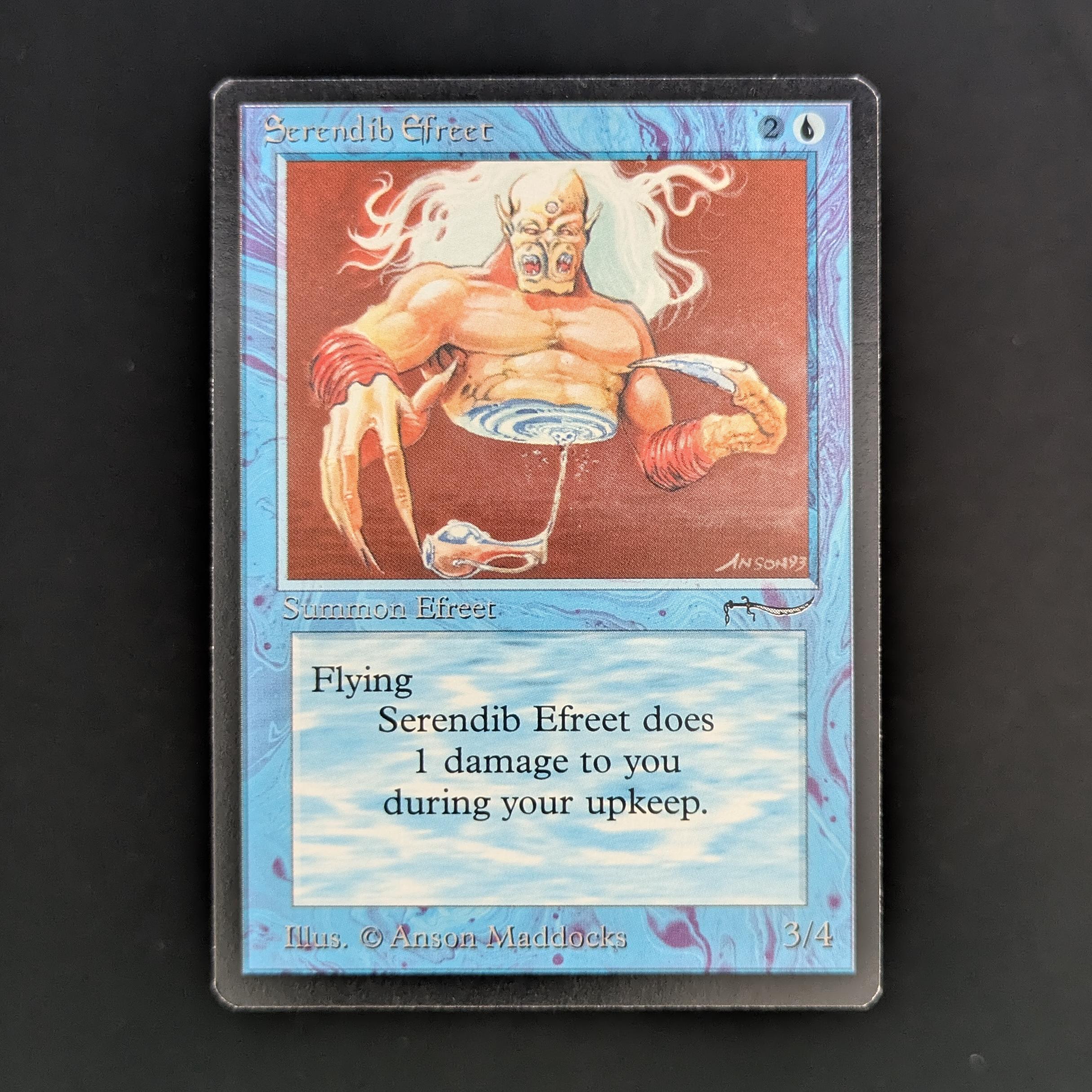 MTG Singles - Serendib Efreet - Arabian Nights - EX - 33779