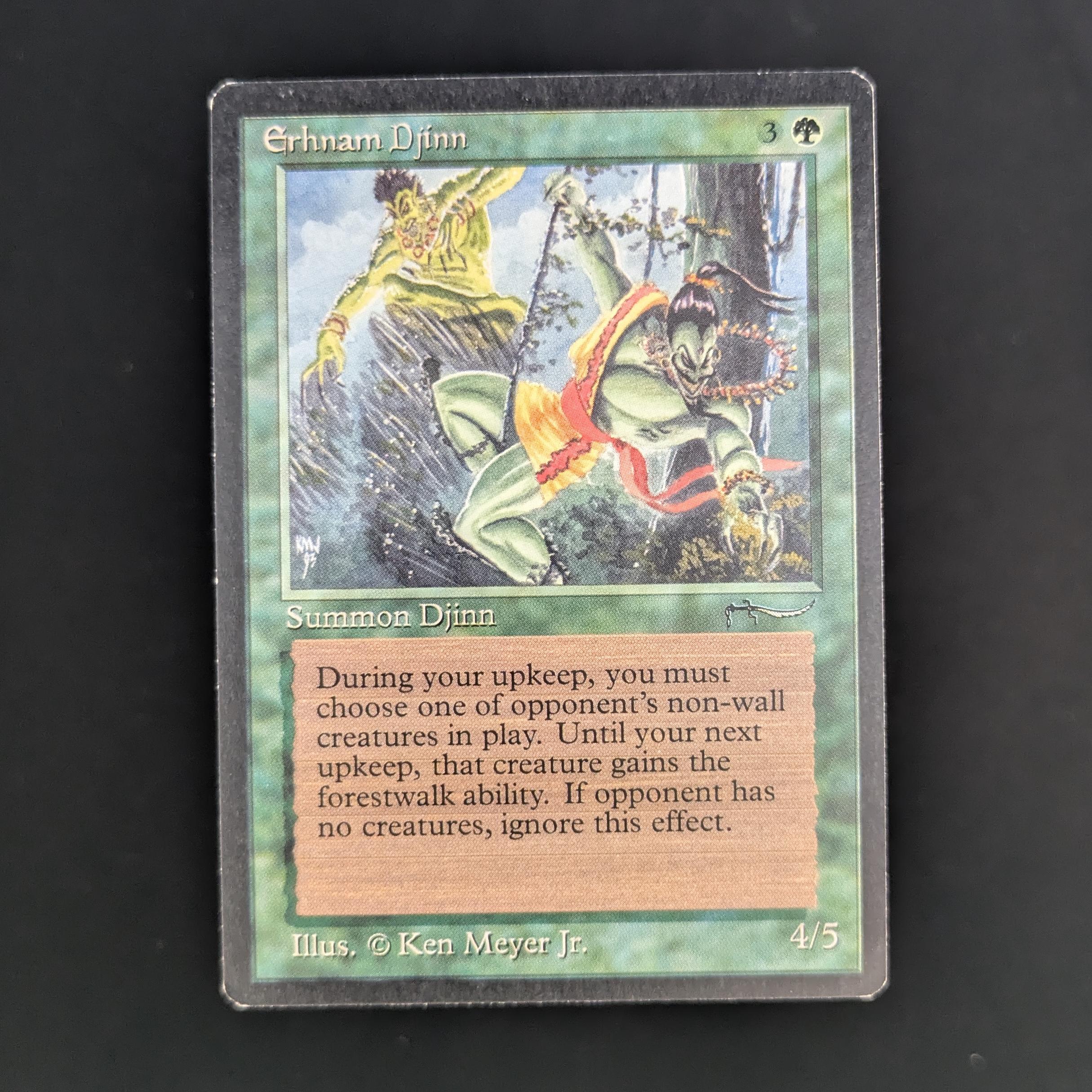 MTG Singles - Erhnam Djinn - Arabian Nights - EX - 33783