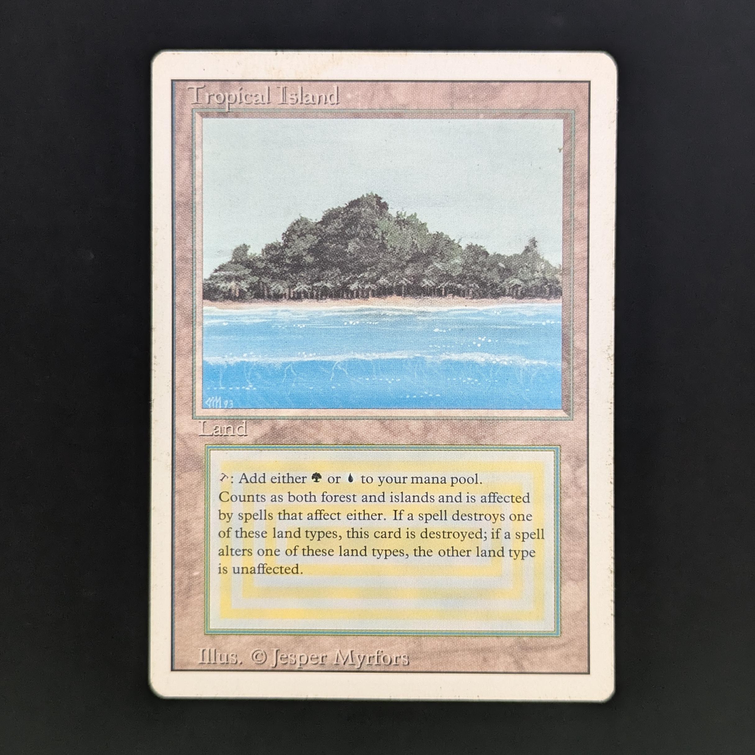 MTG Singles - Tropical Island - Revised - LP - 33872