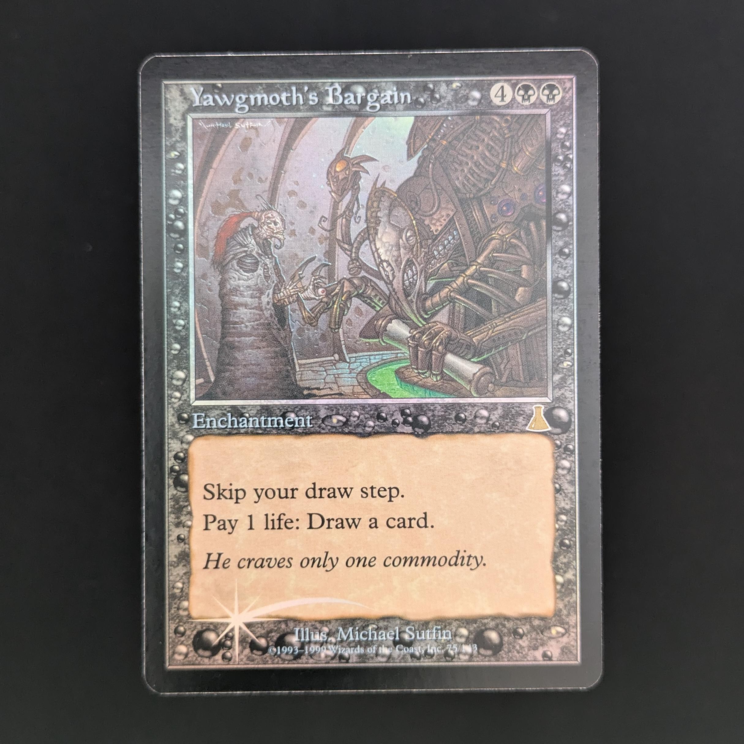 [FOIL] Yawgmoth's Bargain - Urza's Destiny - English - EX