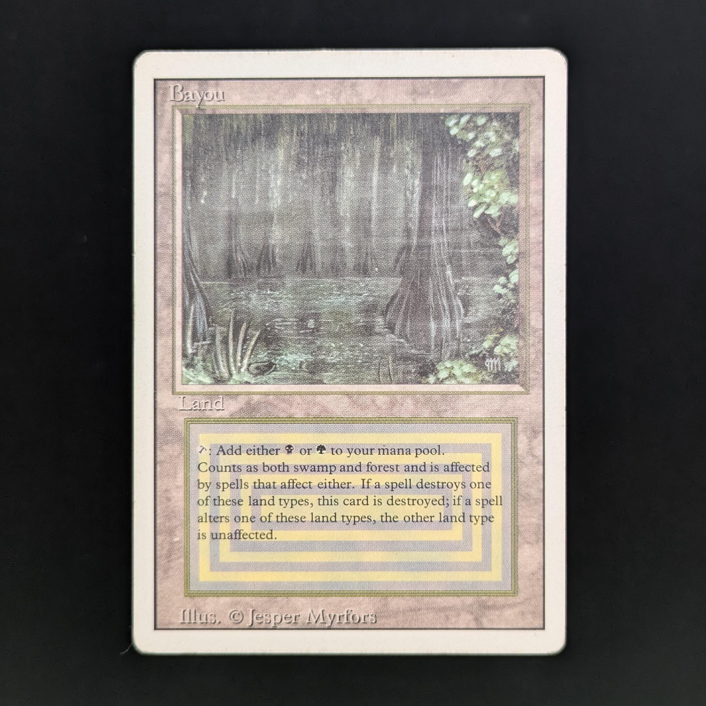 MTG Singles - Bayou - Revised - PL - 34068