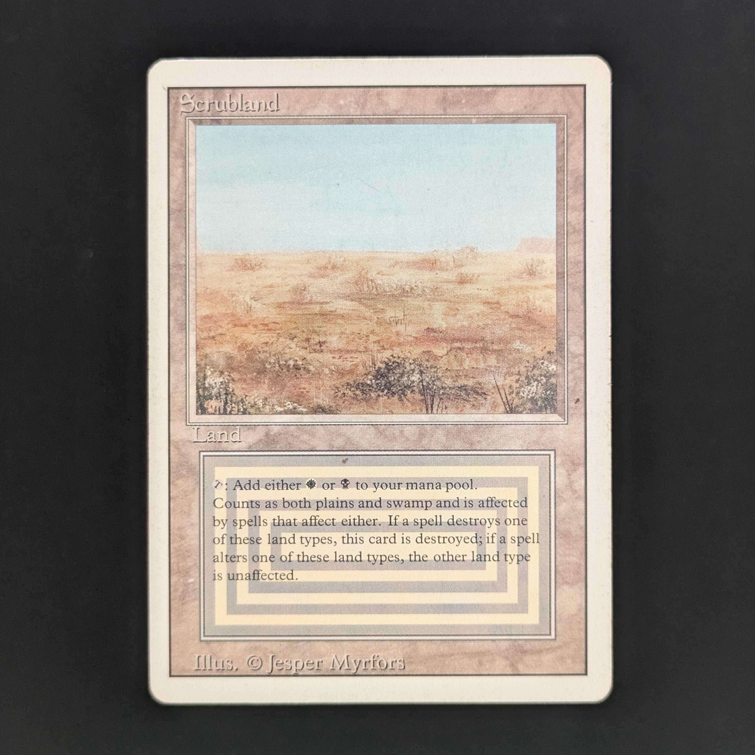 MTG Singles - Scrubland - Revised - PL - 34088