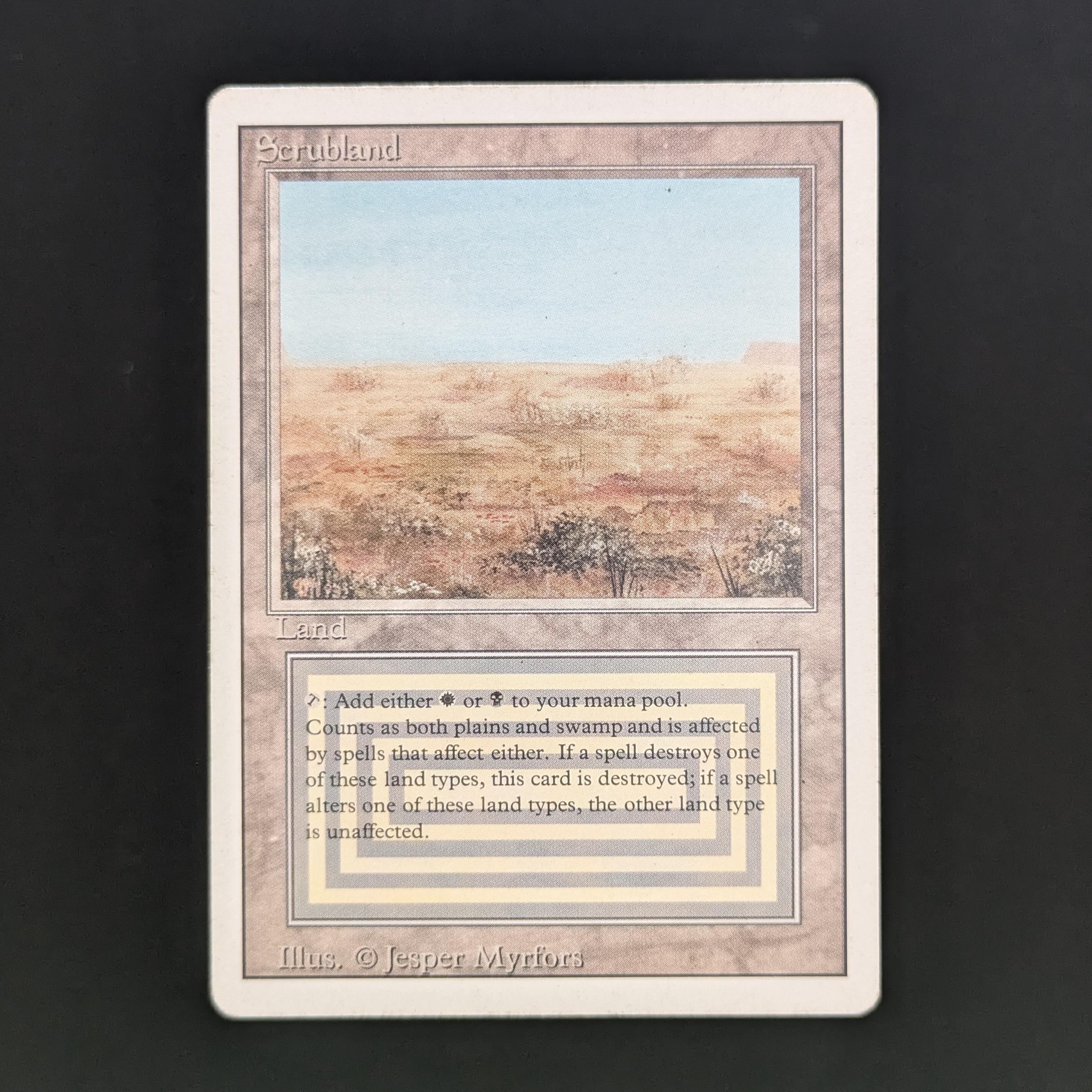 MTG Singles - Scrubland - Revised - PL - 34089