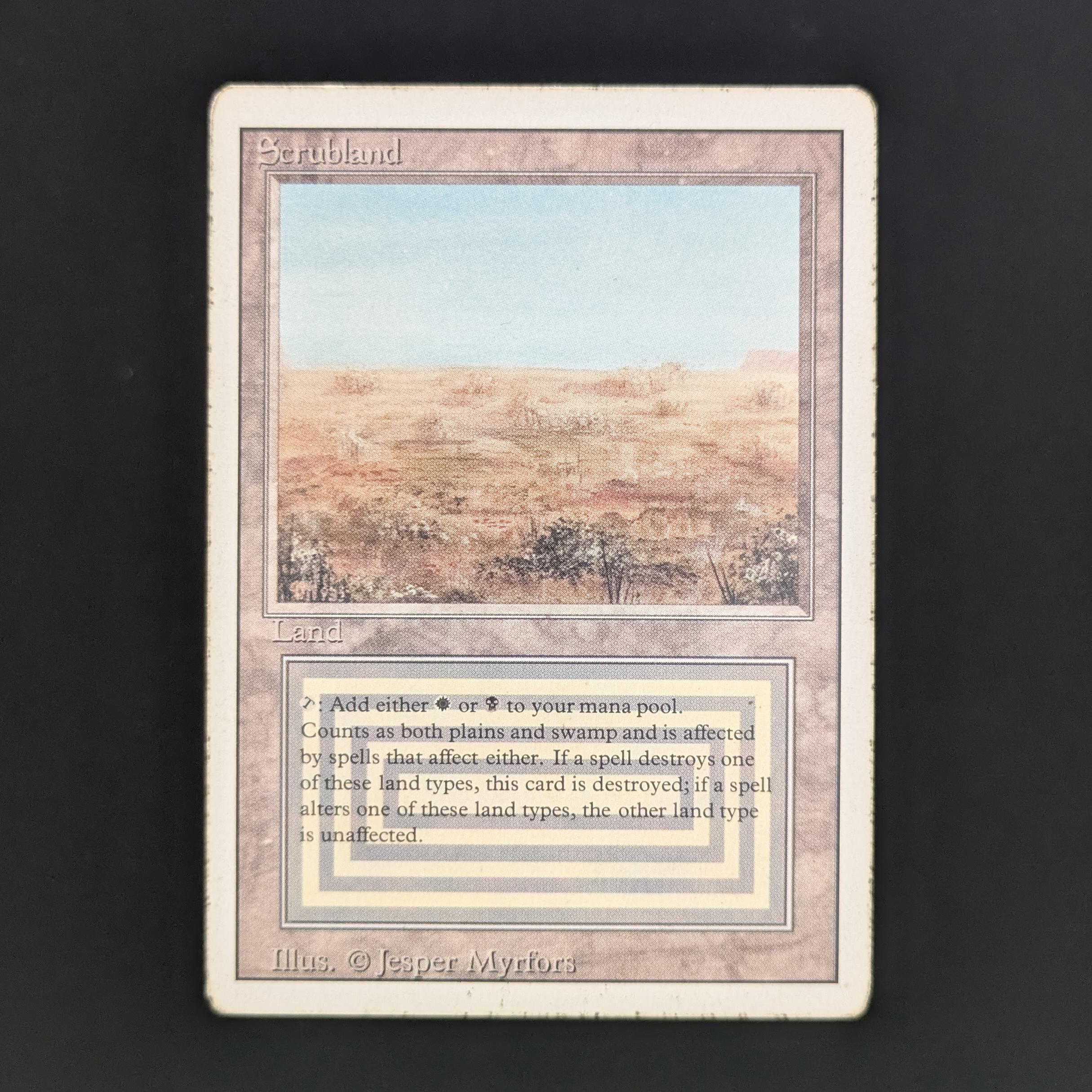 MTG Singles - Scrubland - Revised - PL - 34093