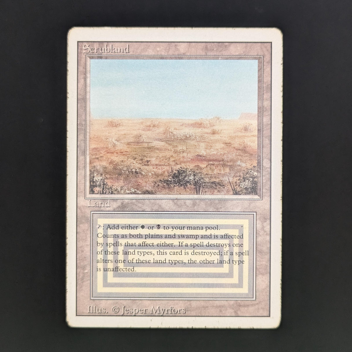 MTG Singles - Scrubland - Revised - PL - 34093