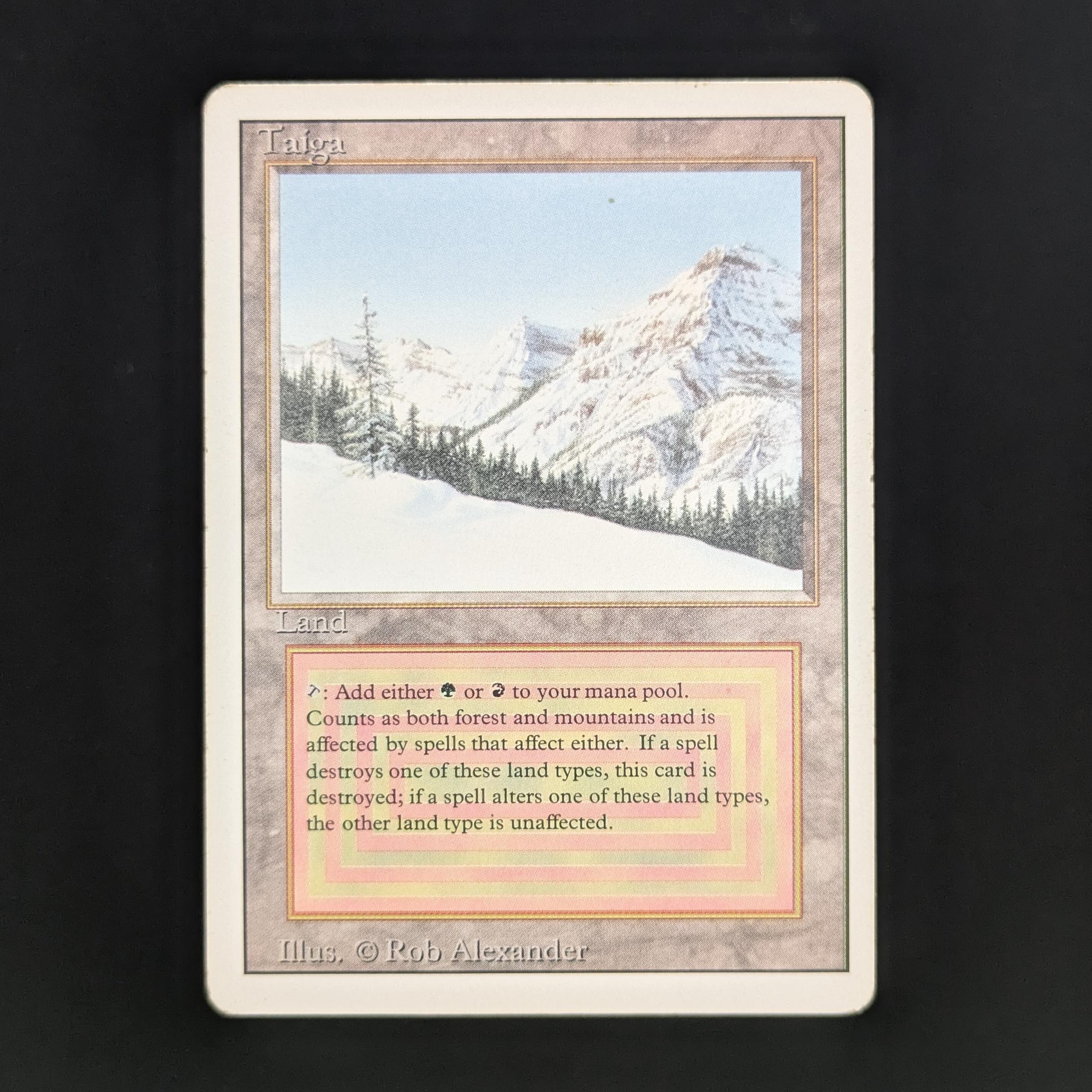 MTG Singles - Taiga - Revised - LP - 34094