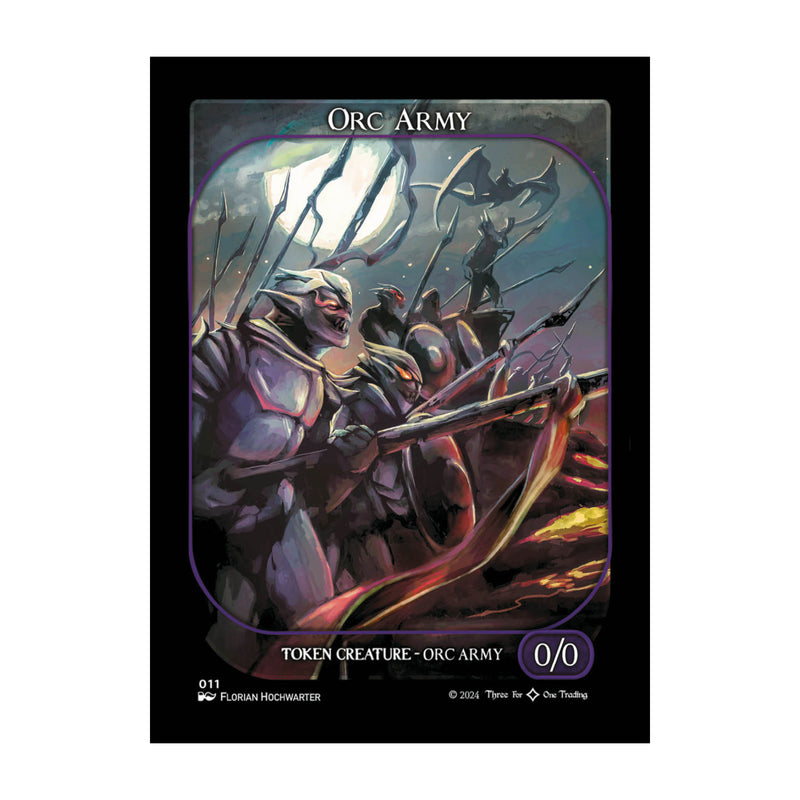 Magic the Gathering 341 Token - Various Artworks Orc Army (Pack of 3 Token Cards)