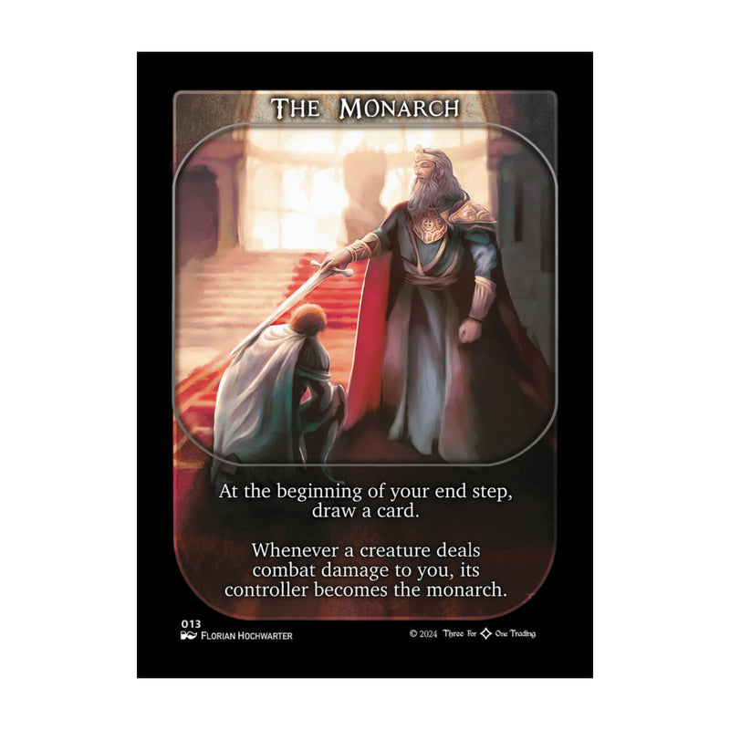 Magic the Gathering 341 Token - Various Artworks Monarch (Pack of 3 Token Cards)