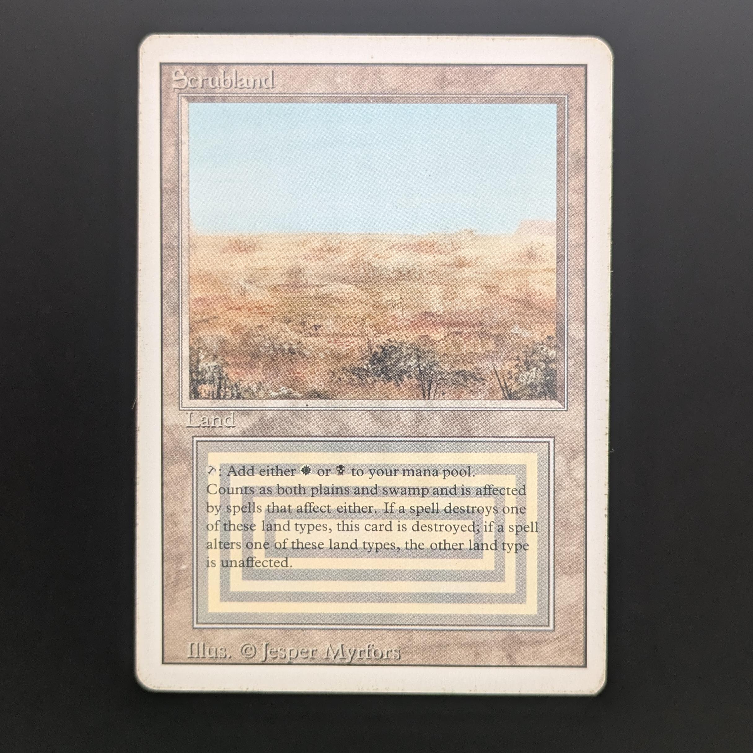 MTG Singles - Scrubland - Revised - PL - 34135