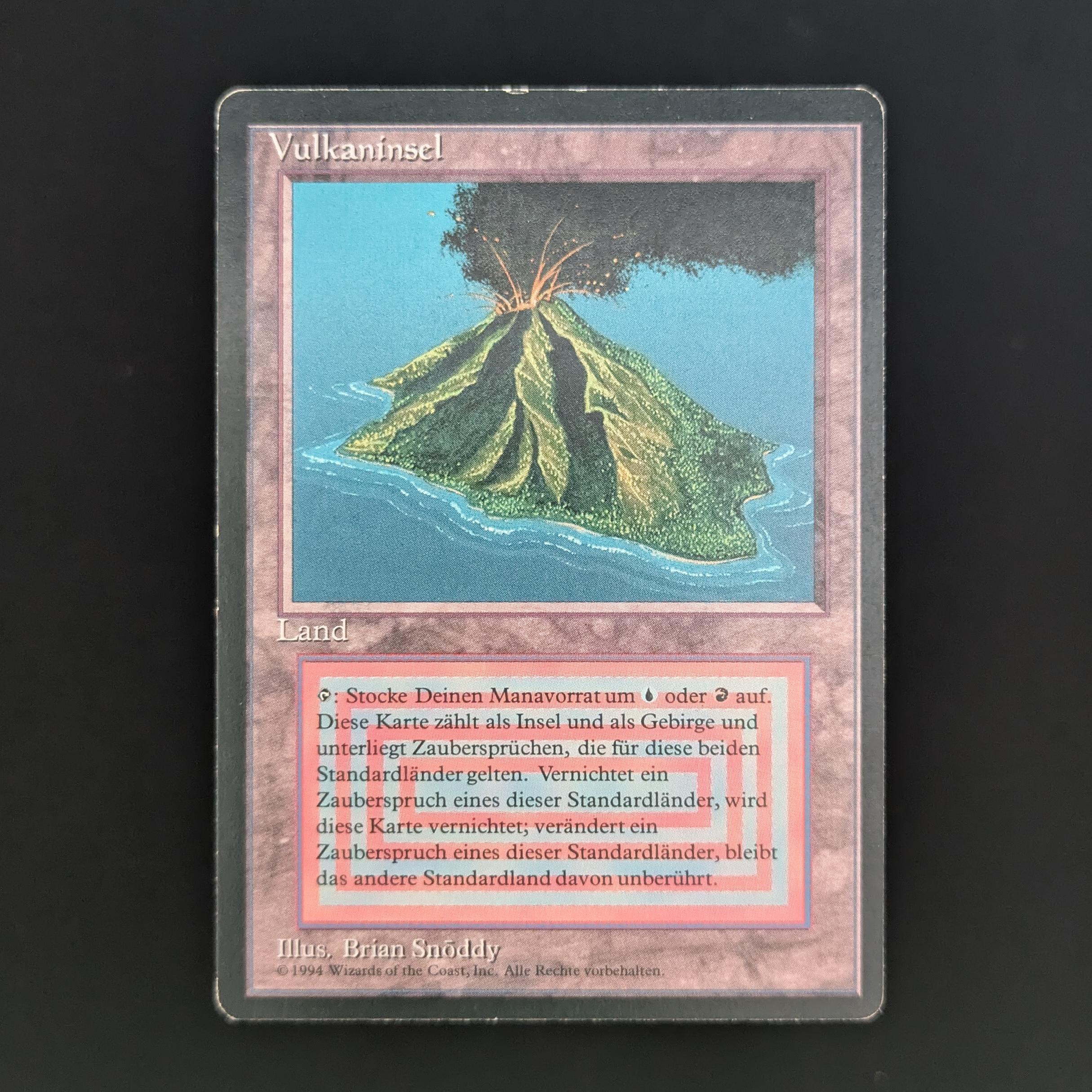 MTG Singles - Volcanic Island - Foreign Black Bordered - German - GD - 34170