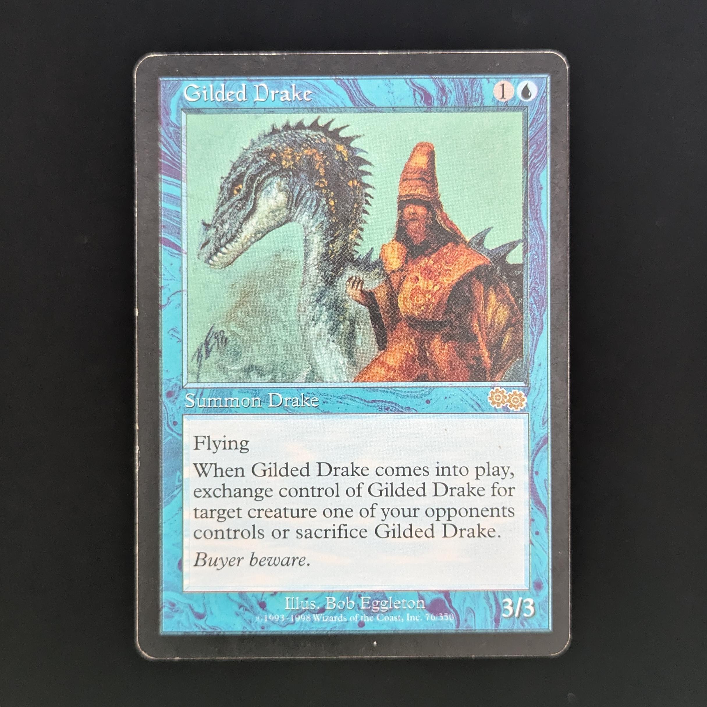 MTG Singles - Gilded Drake - Urza's Saga - English - LP - 34184
