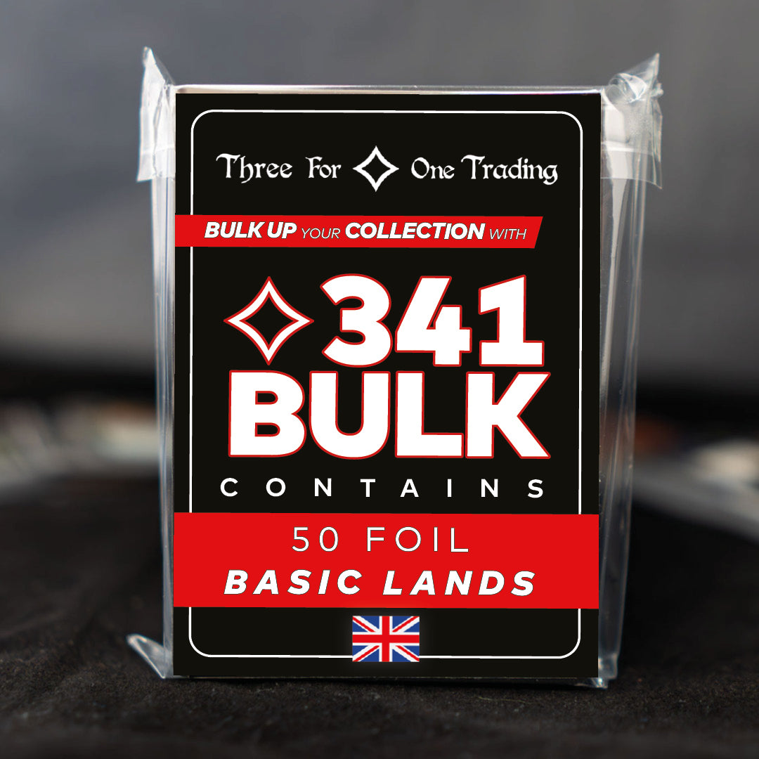 MTG Sealed Product - 341 BULK - 50 Foil Basic Lands - English