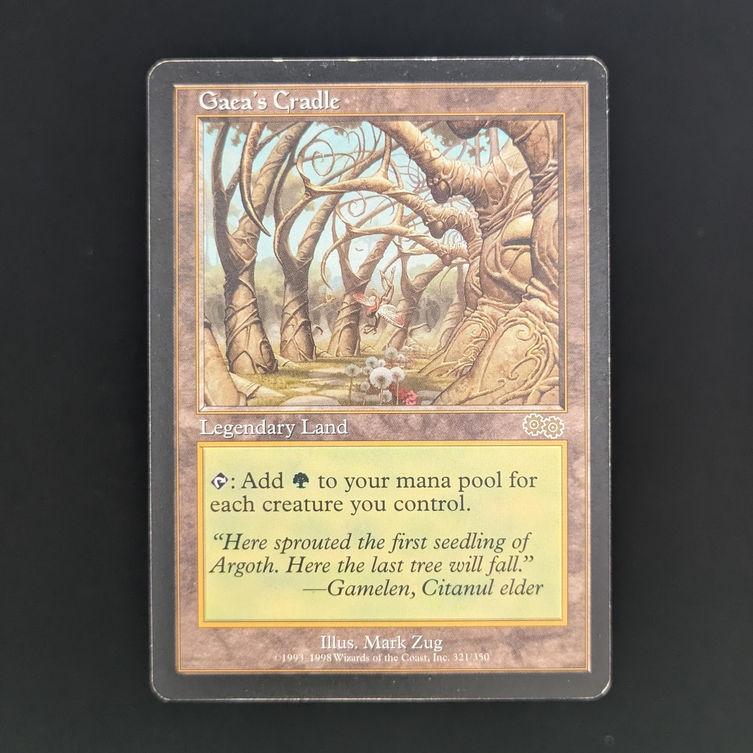 MTG Singles - Gaea's Cradle - Urza's Saga - English - LP - 34227