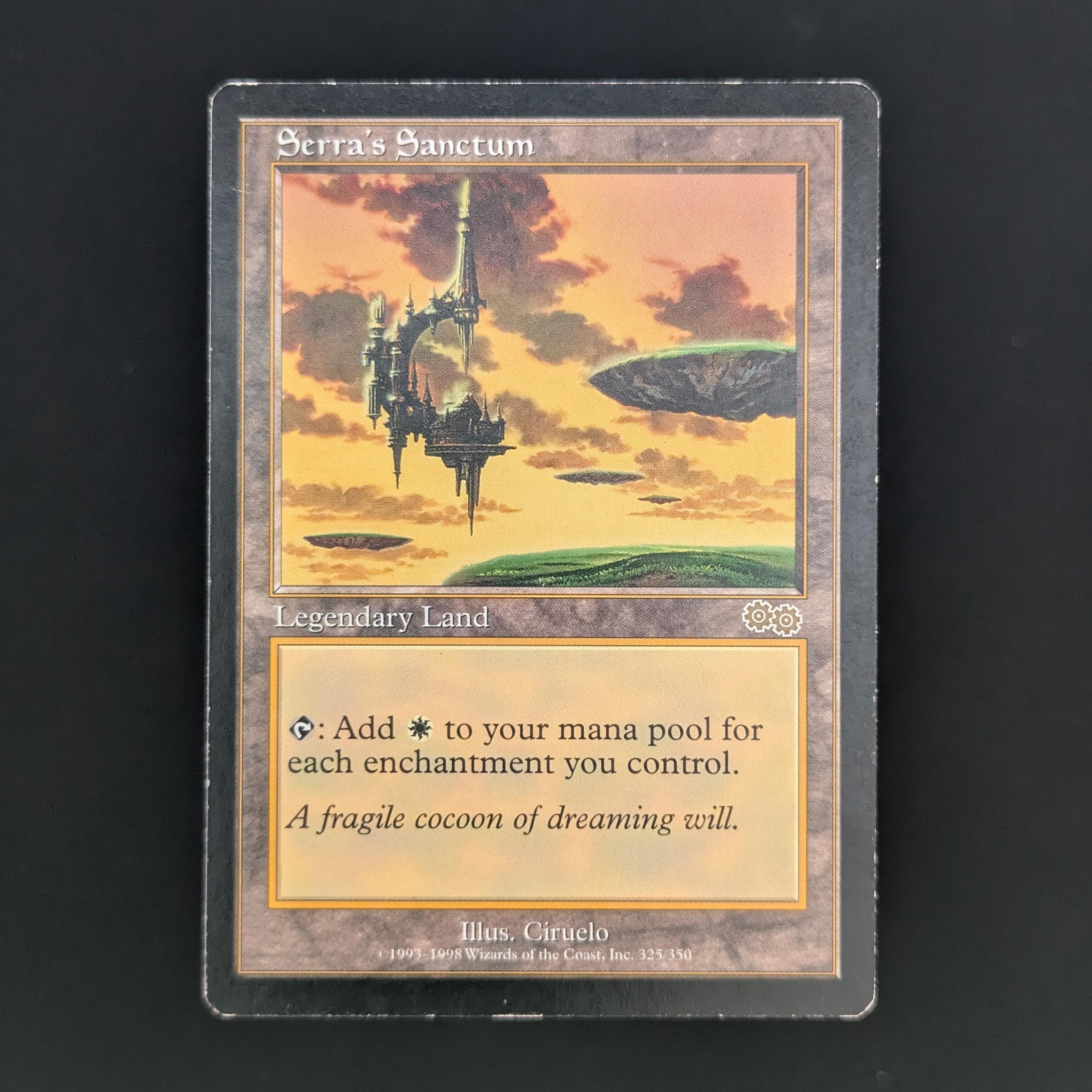 MTG Singles - Serra's Sanctum - Urza's Saga - English - LP - 34231