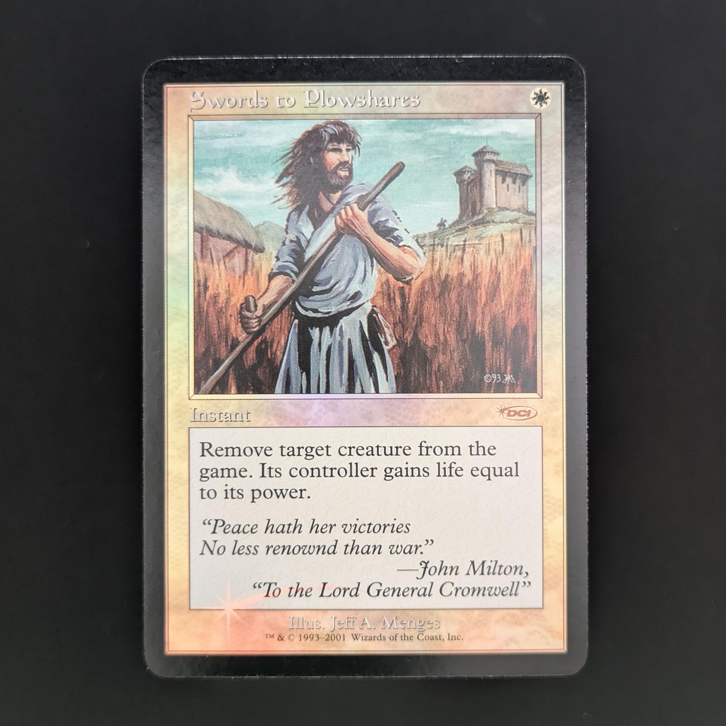 [FOIL] Swords to Plowshares - Friday Night Magic Promos - English - NM