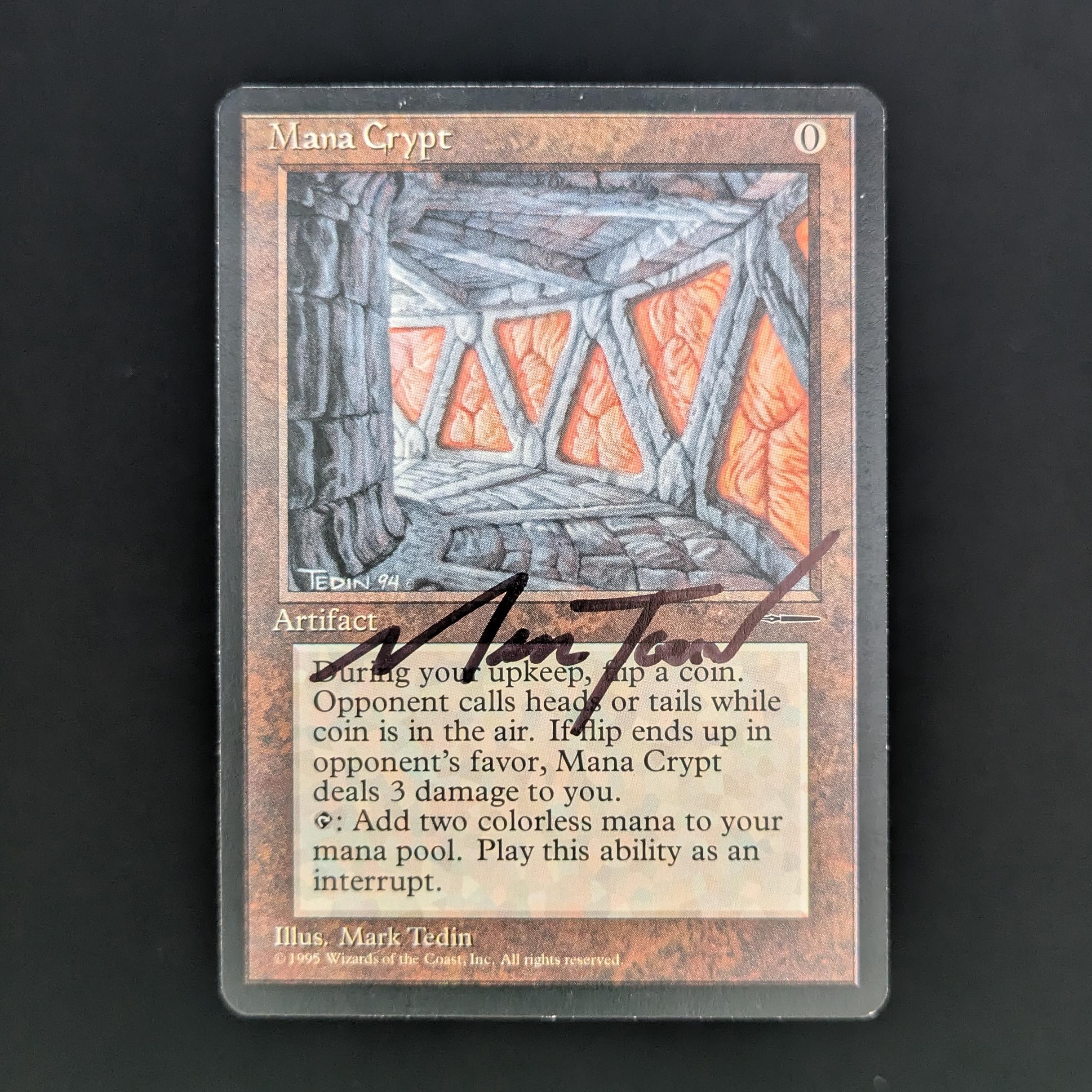 Mana Crypt - Harper Prism Promos - English - GD - SIGNED