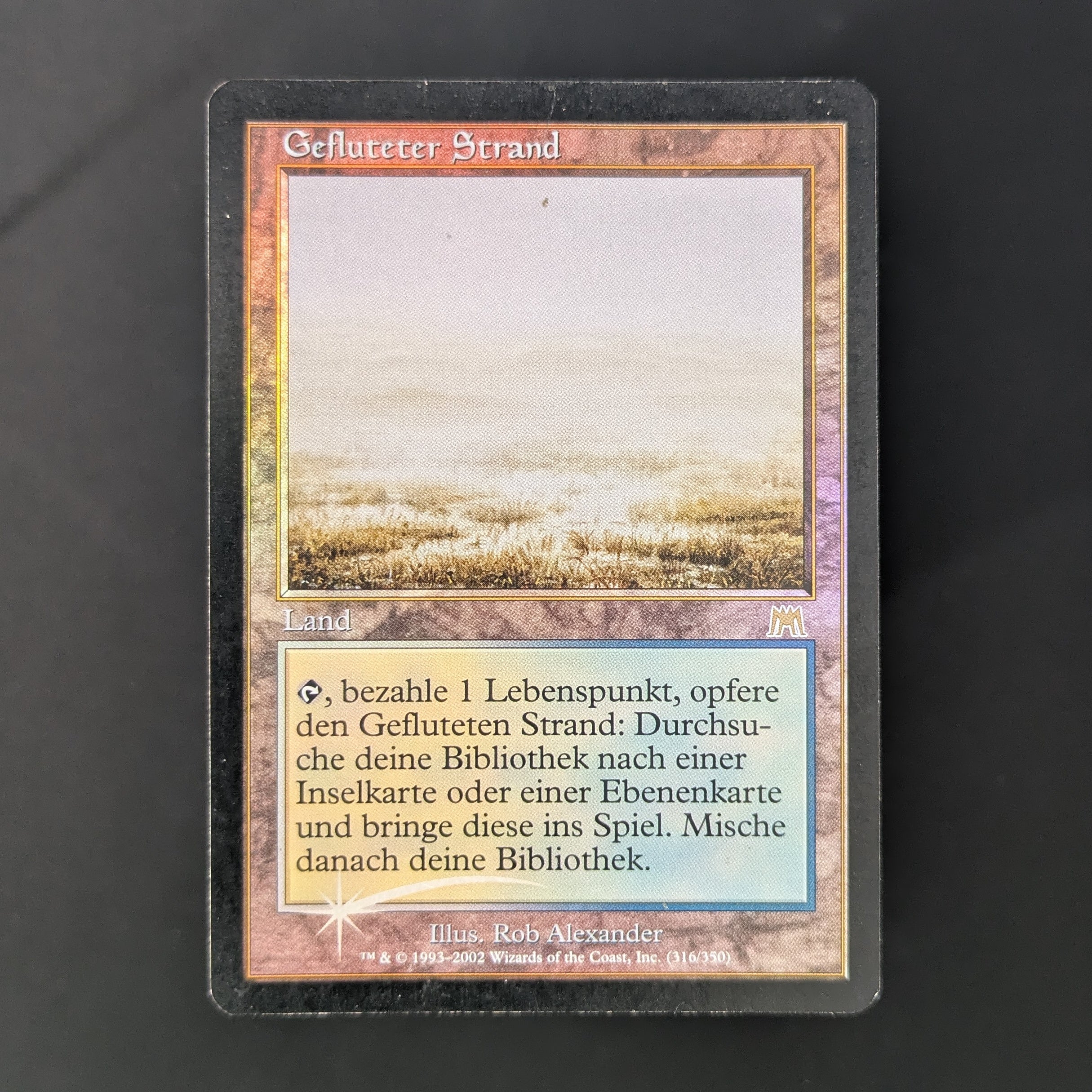 [FOIL] Flooded Strand - Onslaught - German - PO