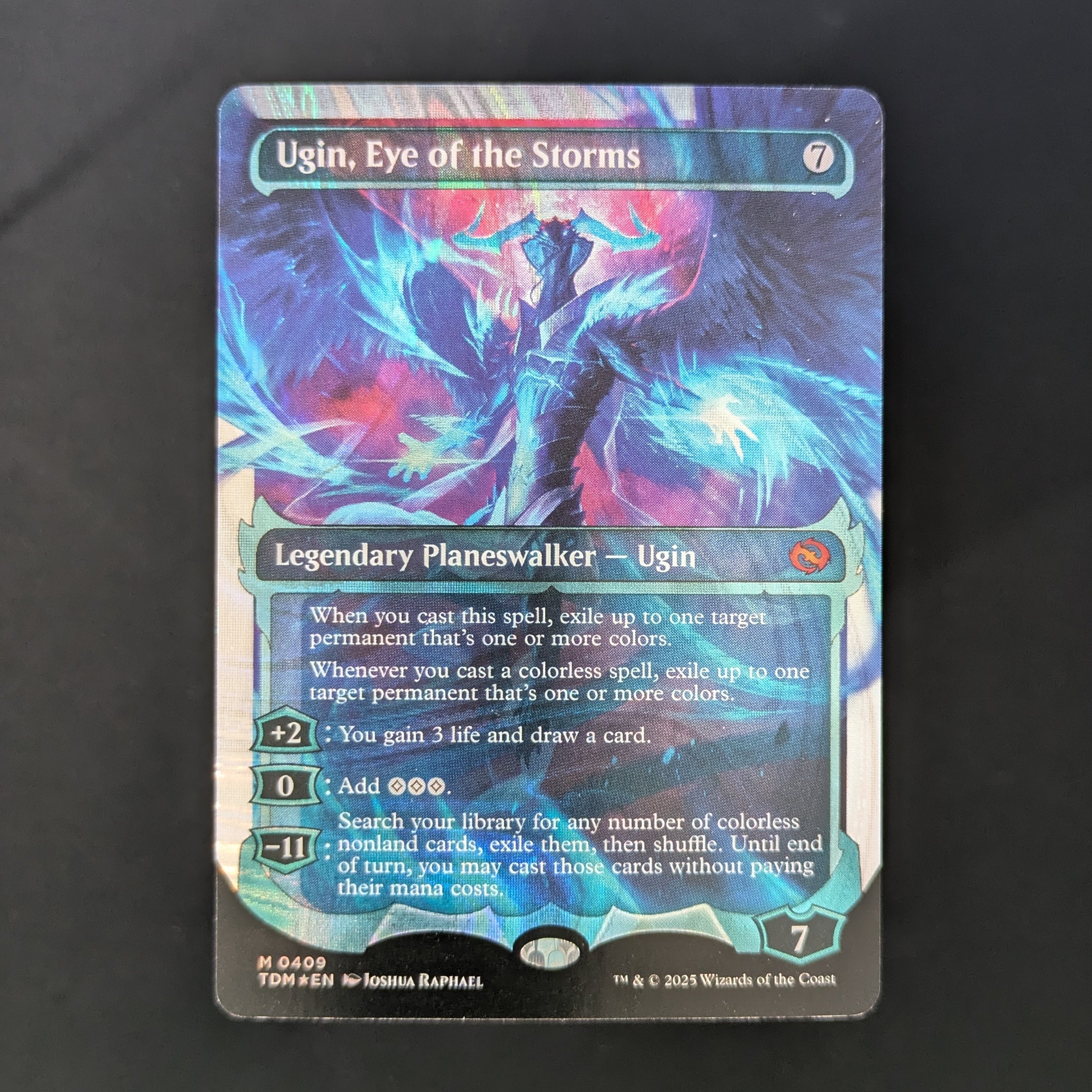 [FOIL] Ugin, Eye of the Storms (V.3) - Tarkir: Dragonstorm: Extras - NM